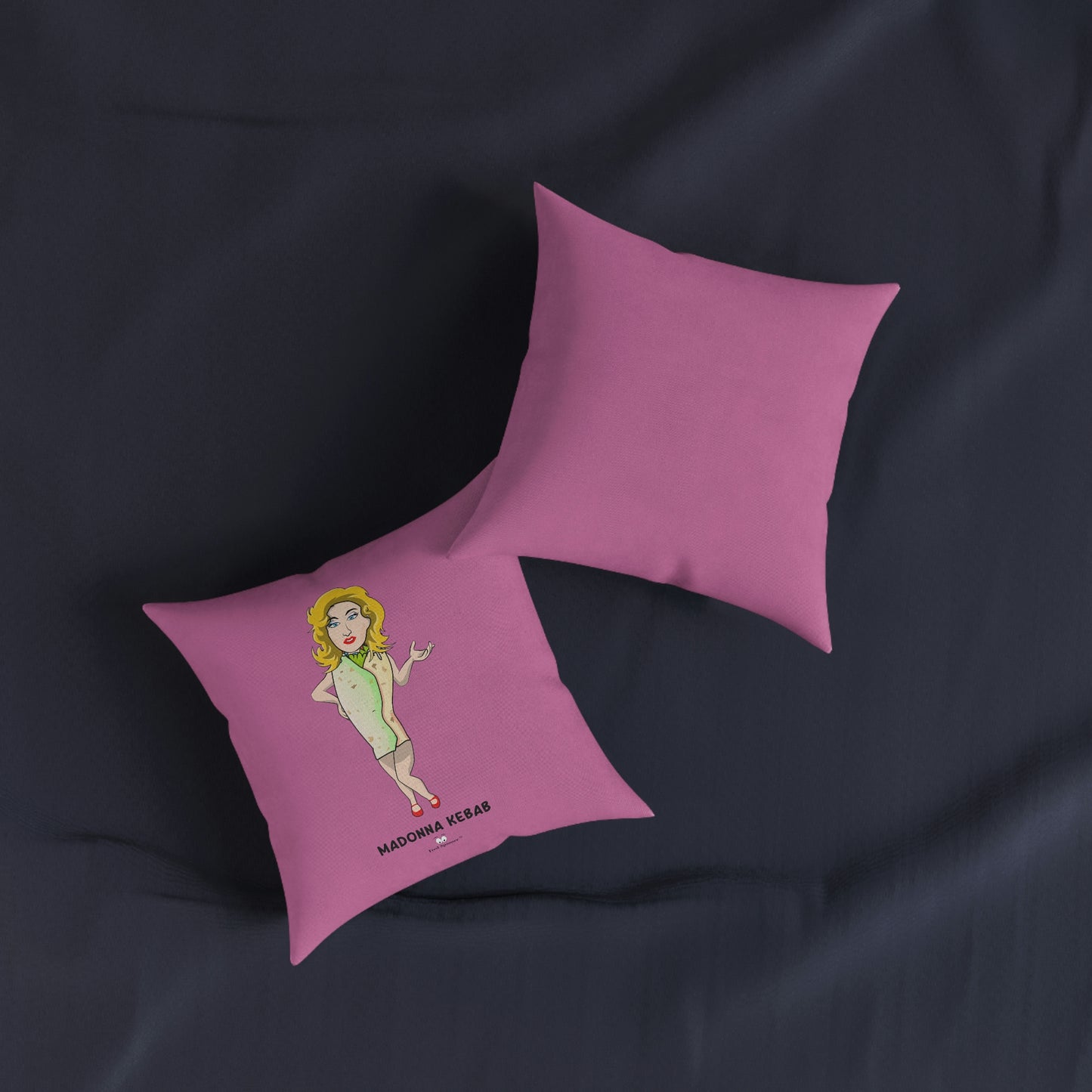 Madonna Kebab Square Pillow