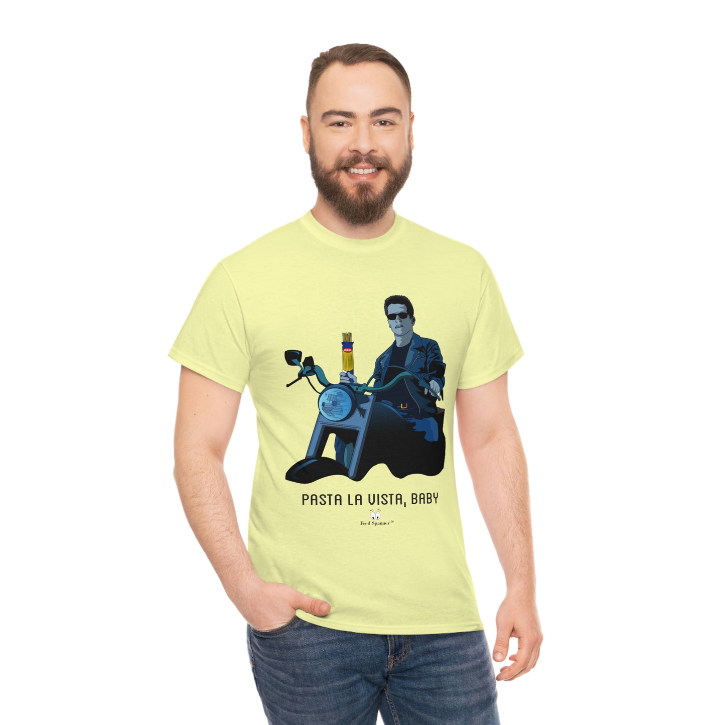 Pasta La Vista, Baby- Heavy Cotton Tee