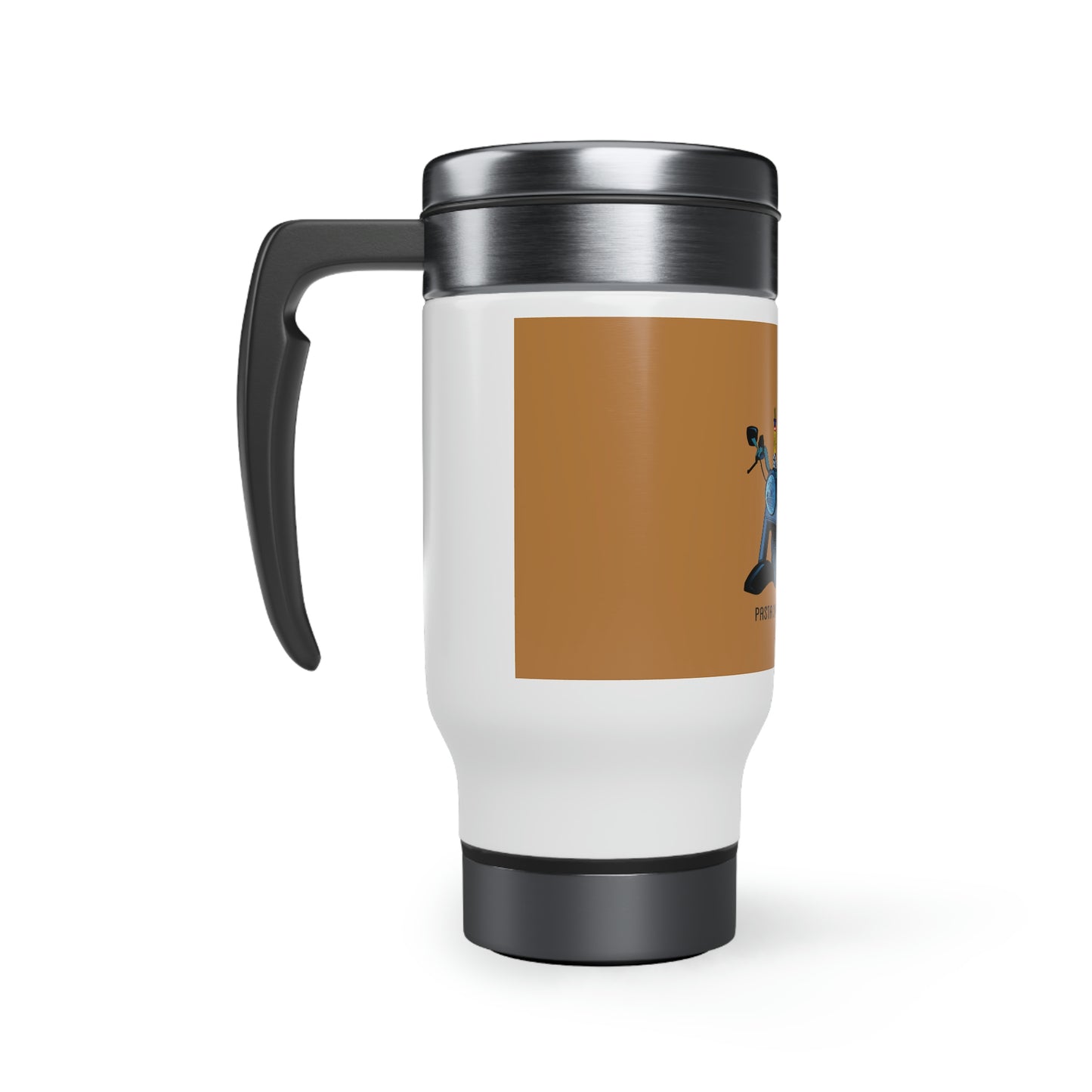 Pasta La Vista, Baby- Stainless Steel Travel Mug with Handle