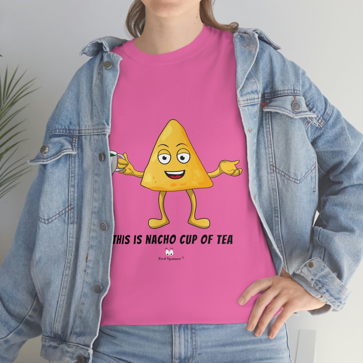 This is nacho cup of tea. Cotton Tee