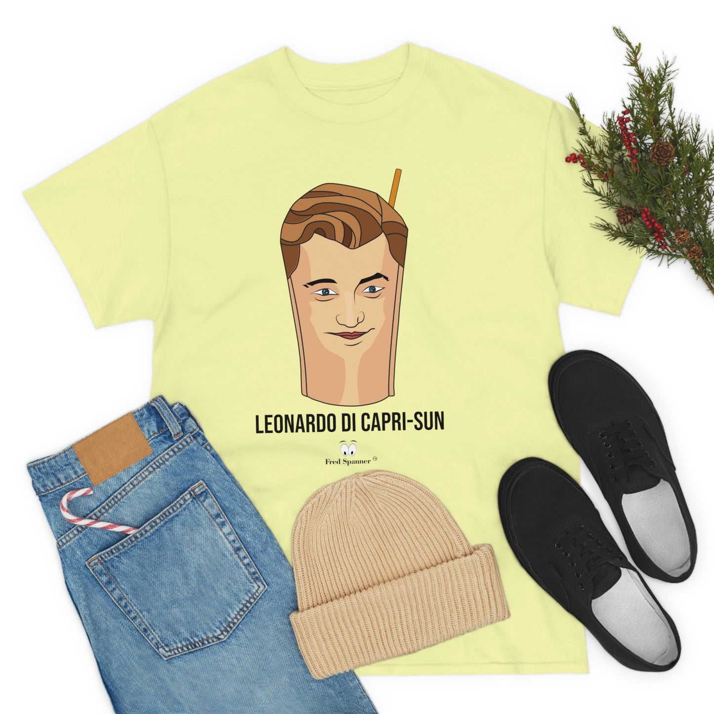 Leonardo Di Capri-Sun Unisex Heavy Cotton Tee
