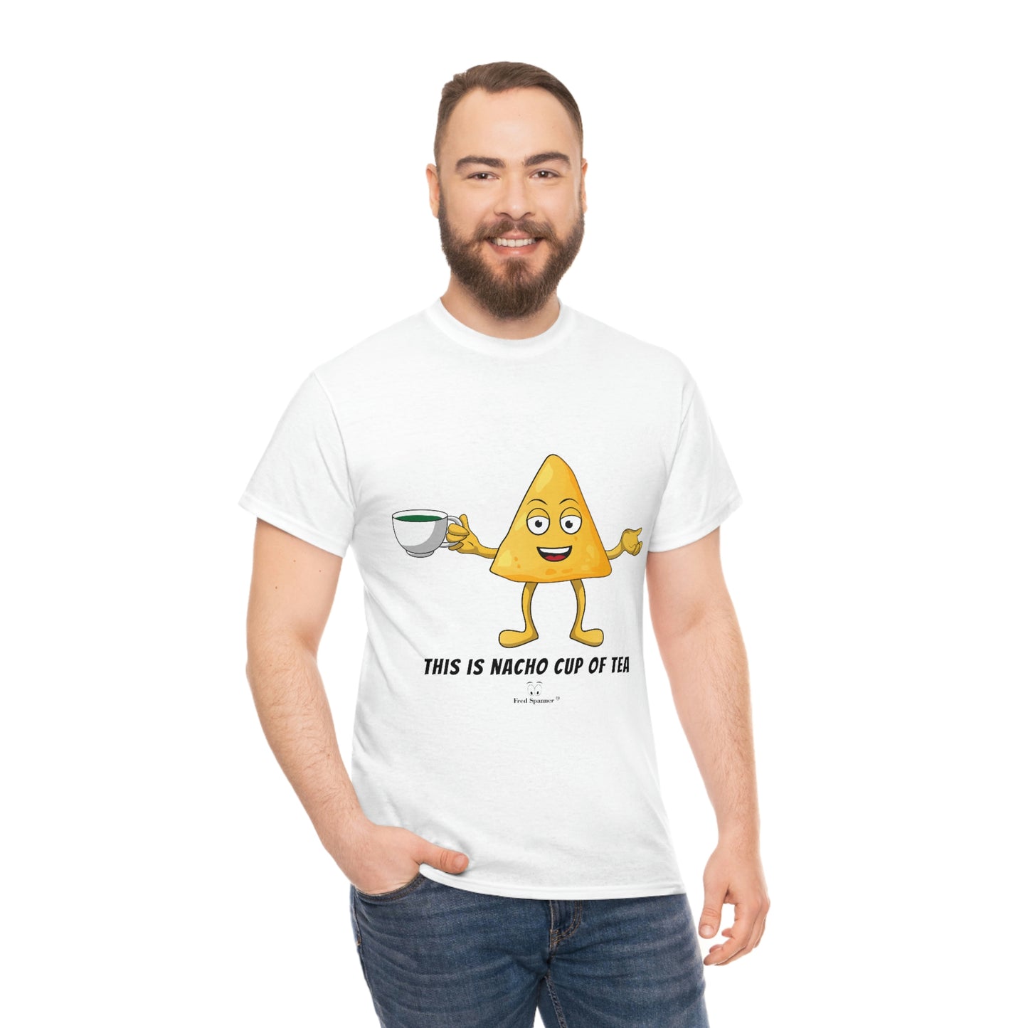 This is nacho cup of tea. Cotton Tee