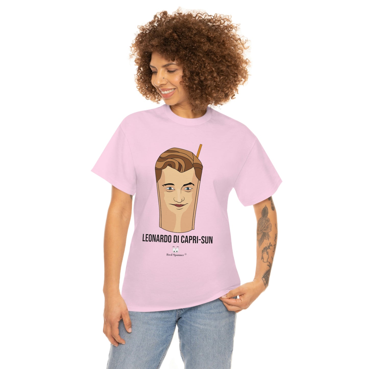 Leonardo Di Capri-Sun Unisex Heavy Cotton Tee