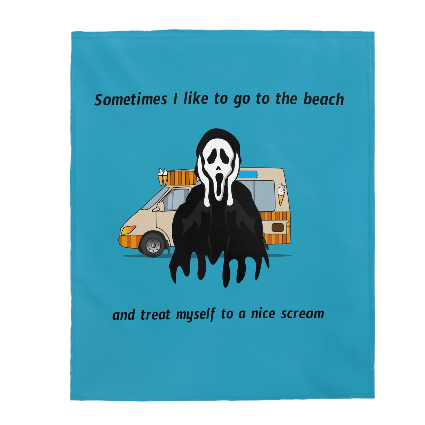 Scream- Velveteen Plush Blanket