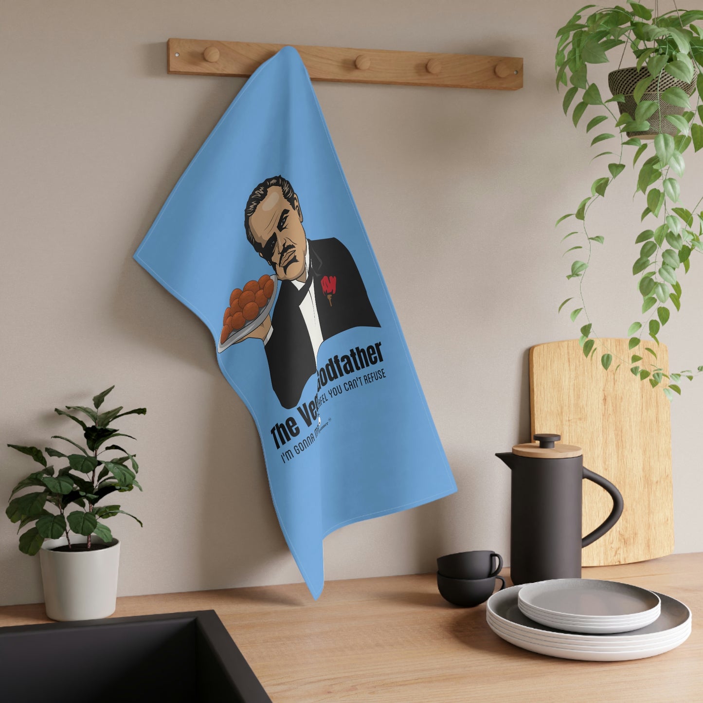 Vegan Godfather Kitchen Towel