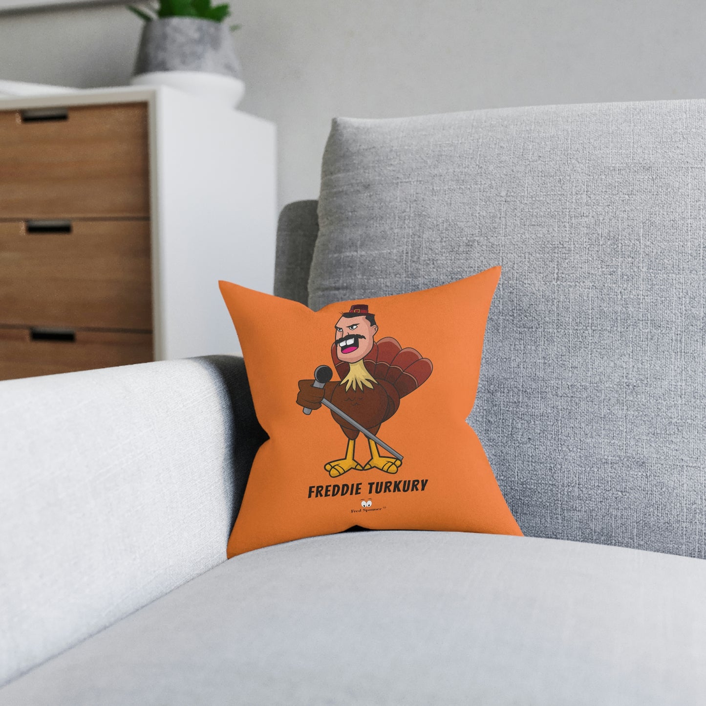 Freddie Turkury Square Pillow