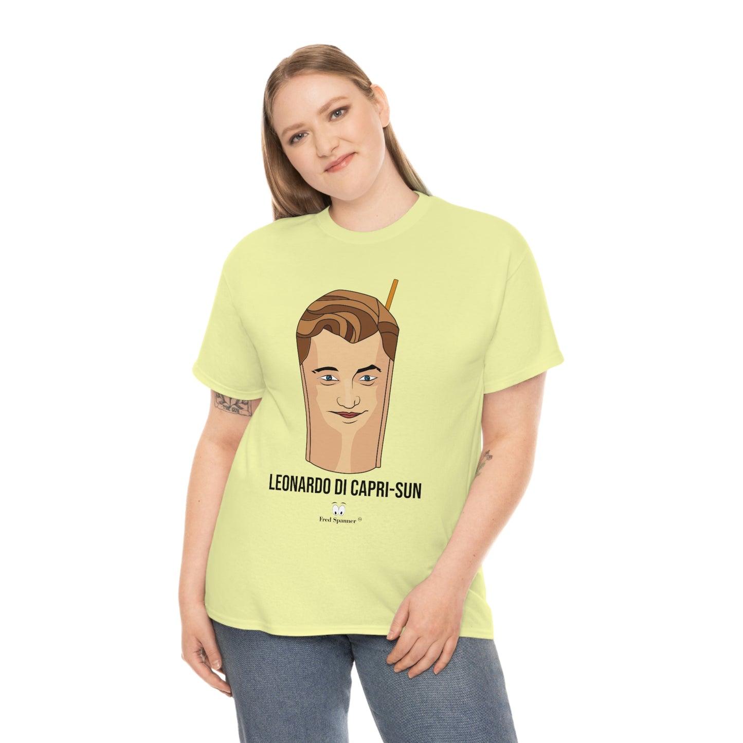 Leonardo Di Capri-Sun Unisex Heavy Cotton Tee