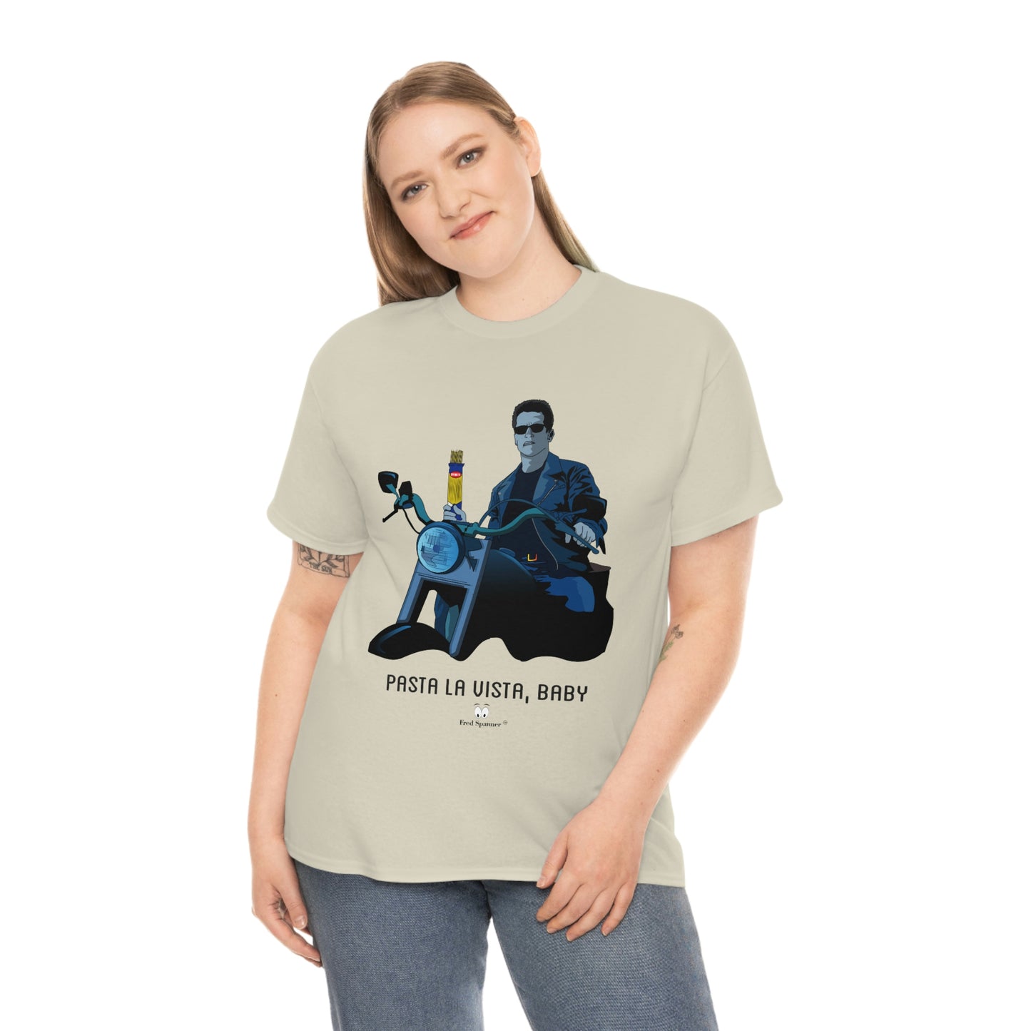 Pasta La Vista, Baby- Heavy Cotton Tee