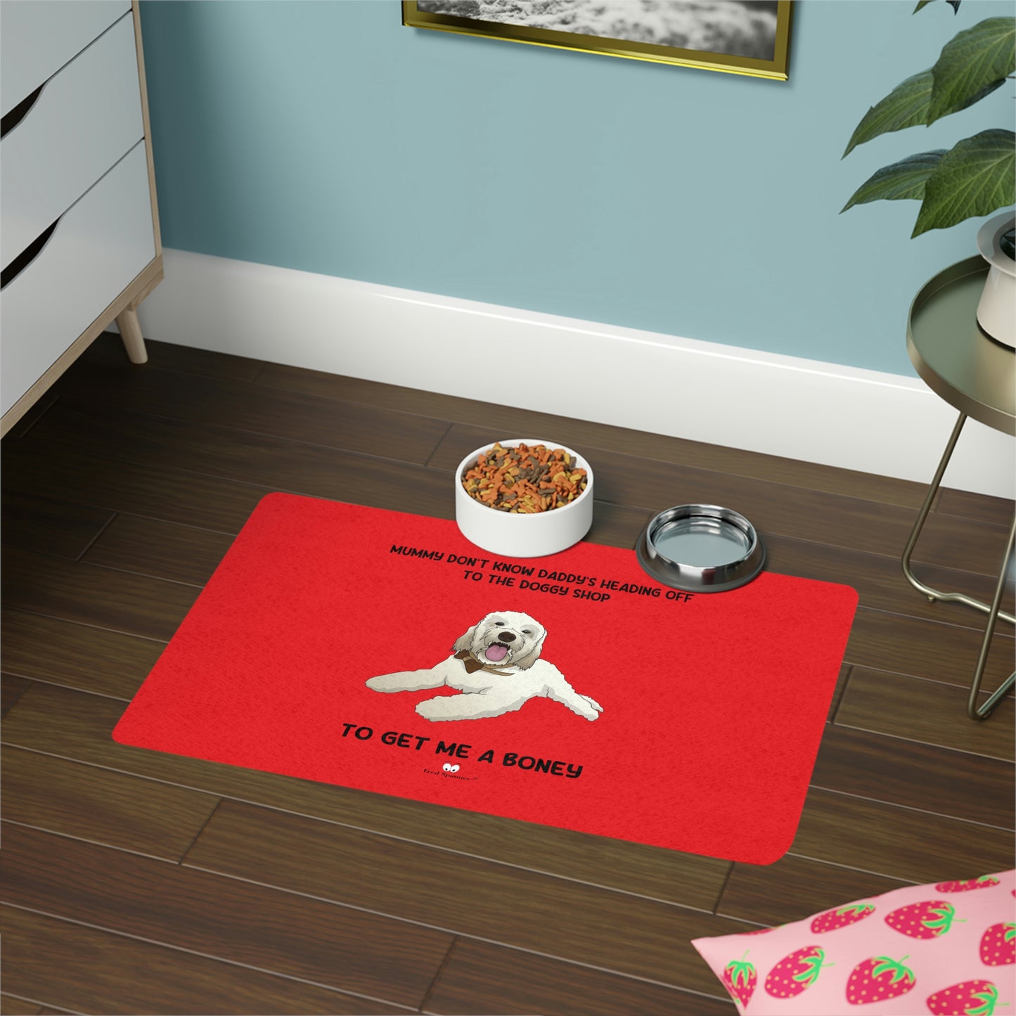 Doggy Shop- Pet Food Mat (12x18)