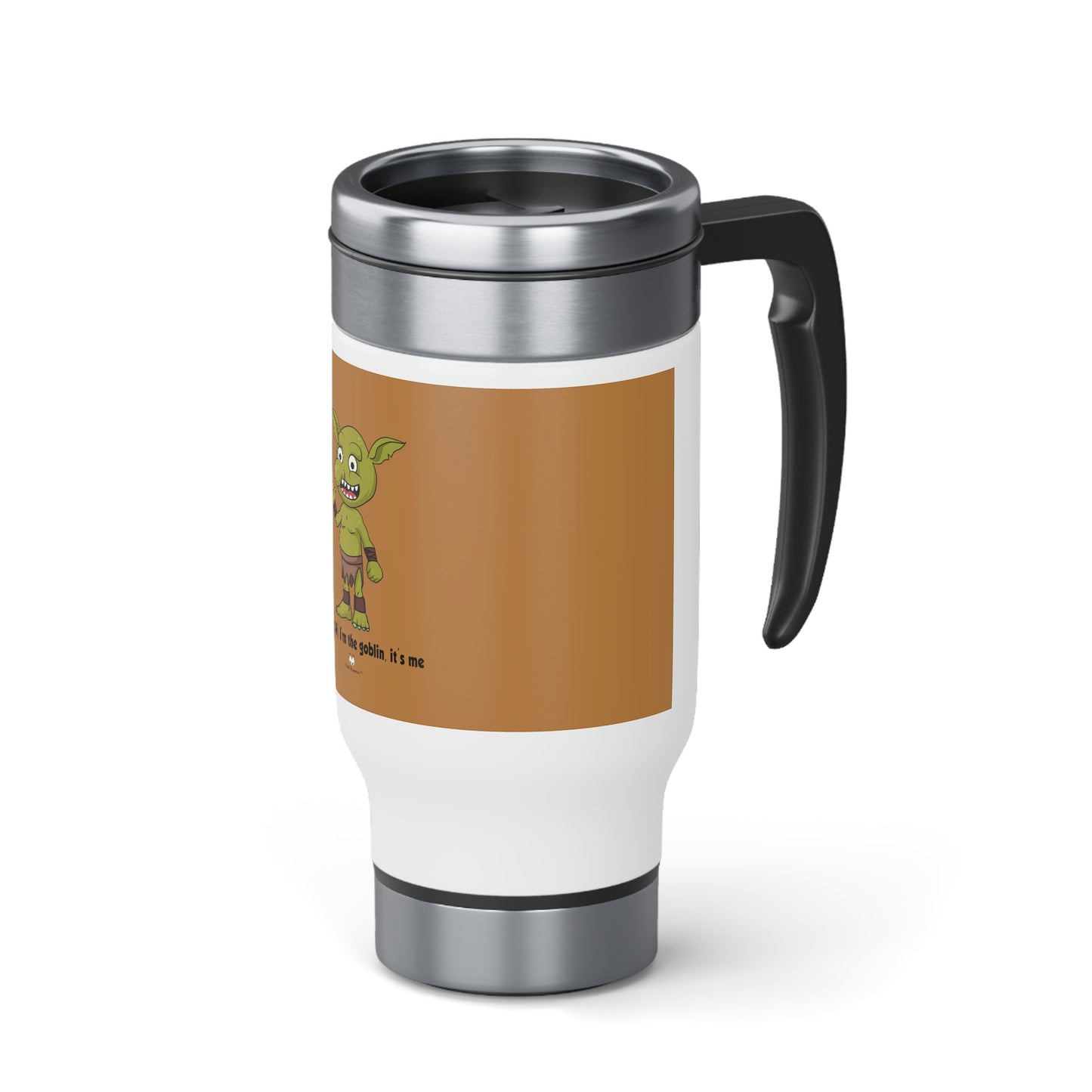 Goblin, Stainless Steel Travel Mug with Handle, 14oz