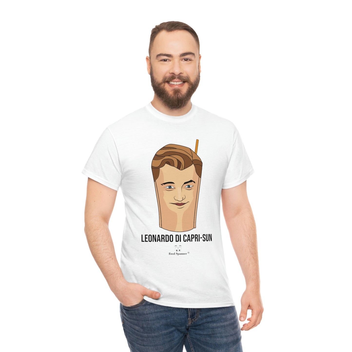 Leonardo Di Capri-Sun Unisex Heavy Cotton Tee