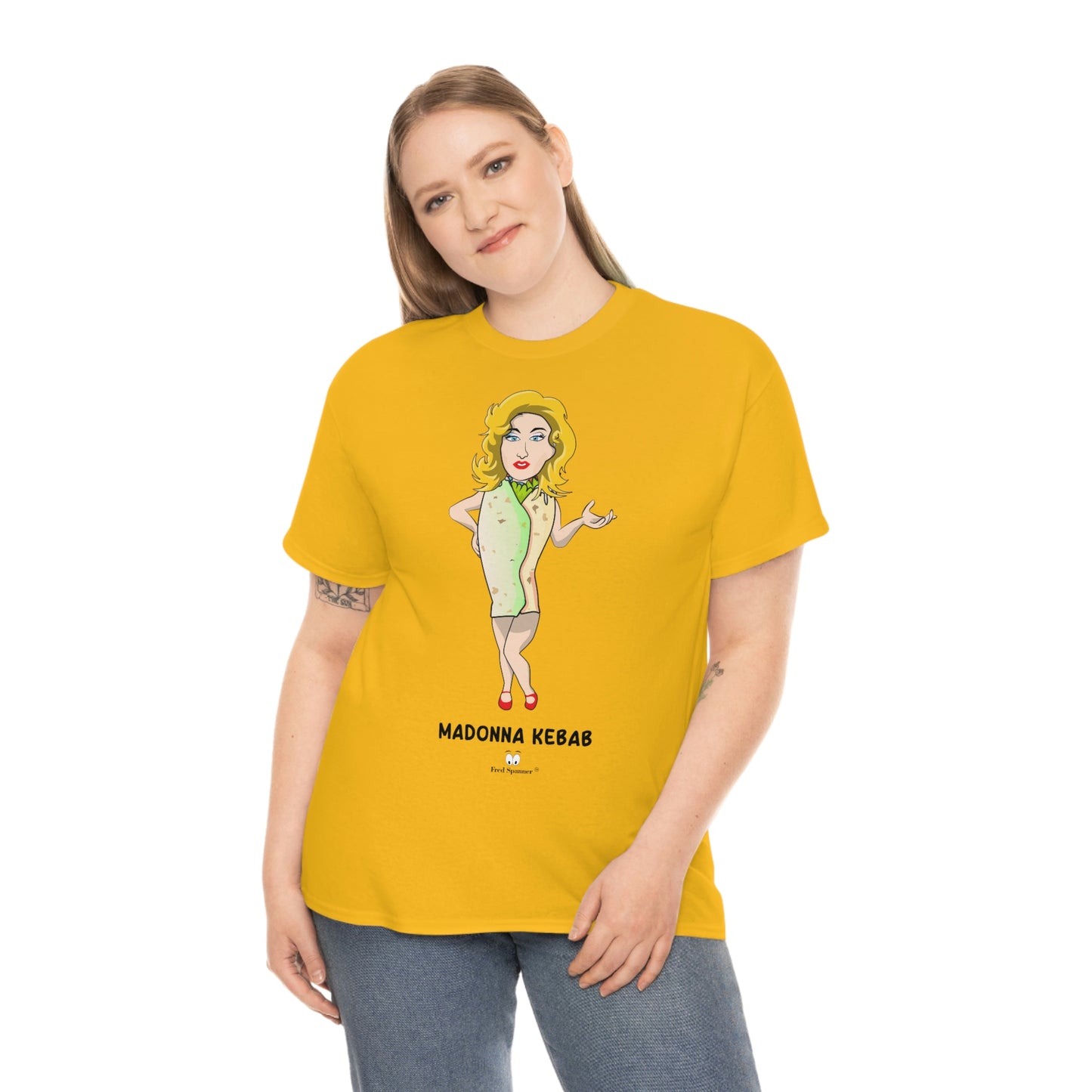 Madonna Kebab Unisex Heavy Cotton Tee