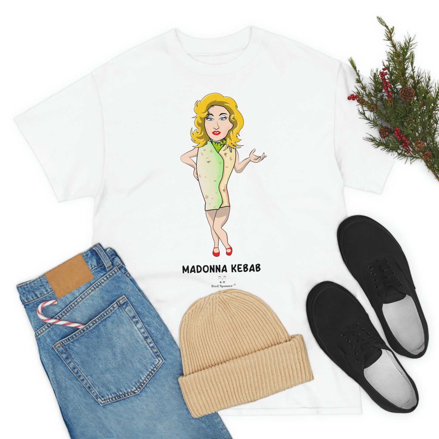 Madonna Kebab Unisex Heavy Cotton Tee