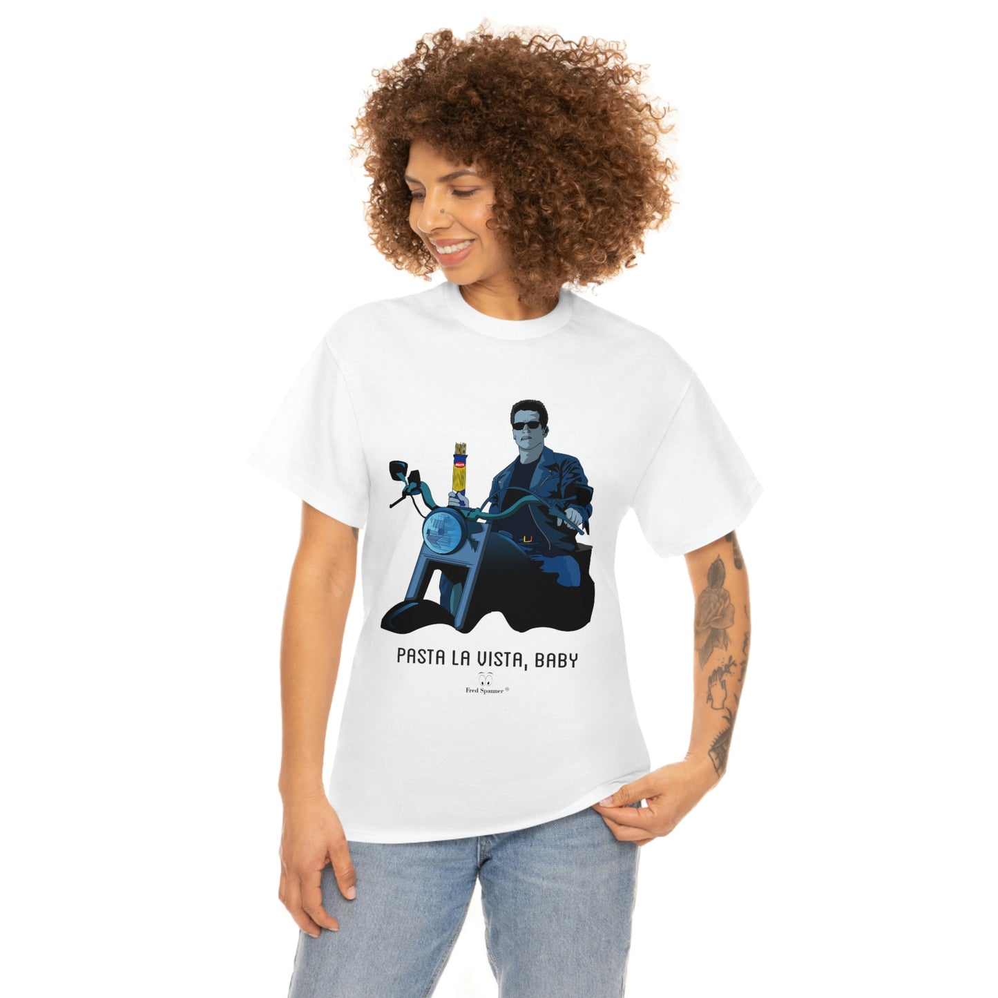 Pasta La Vista, Baby- Heavy Cotton Tee