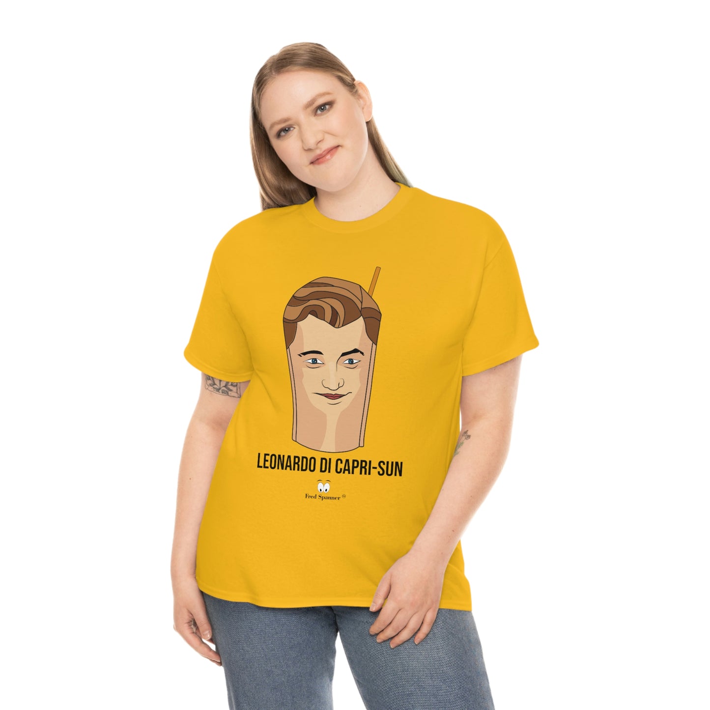 Leonardo Di Capri-Sun Unisex Heavy Cotton Tee
