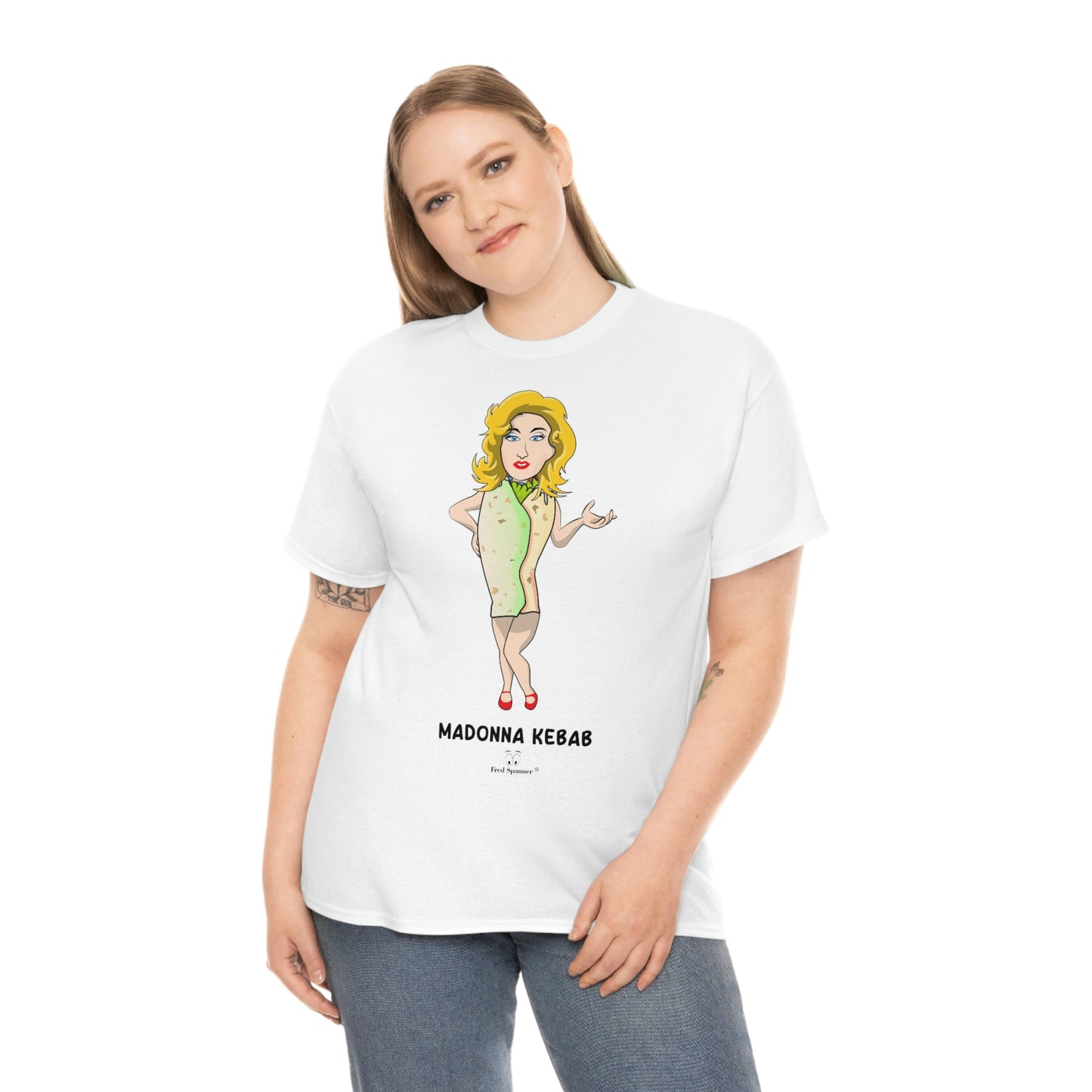 Madonna Kebab Unisex Heavy Cotton Tee
