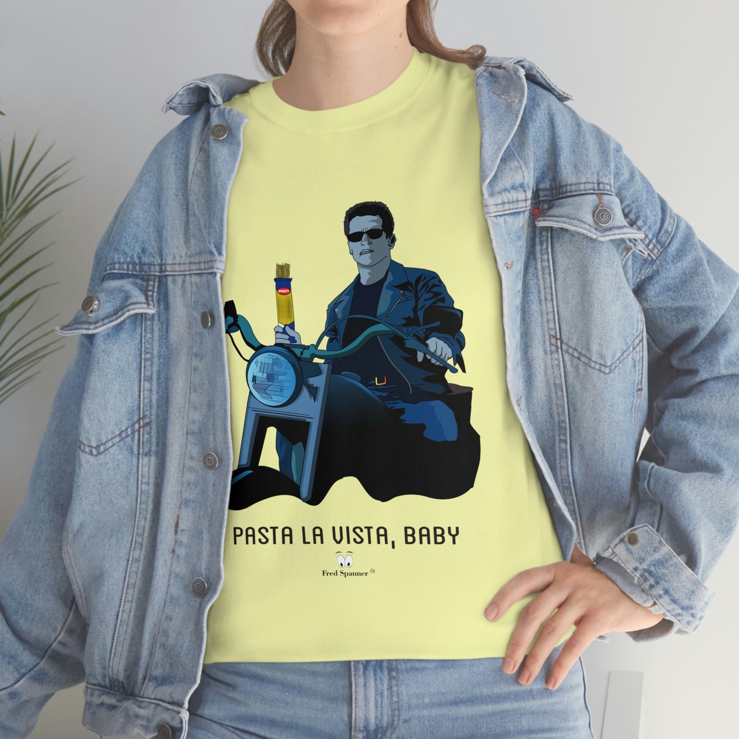 Pasta La Vista, Baby- Heavy Cotton Tee