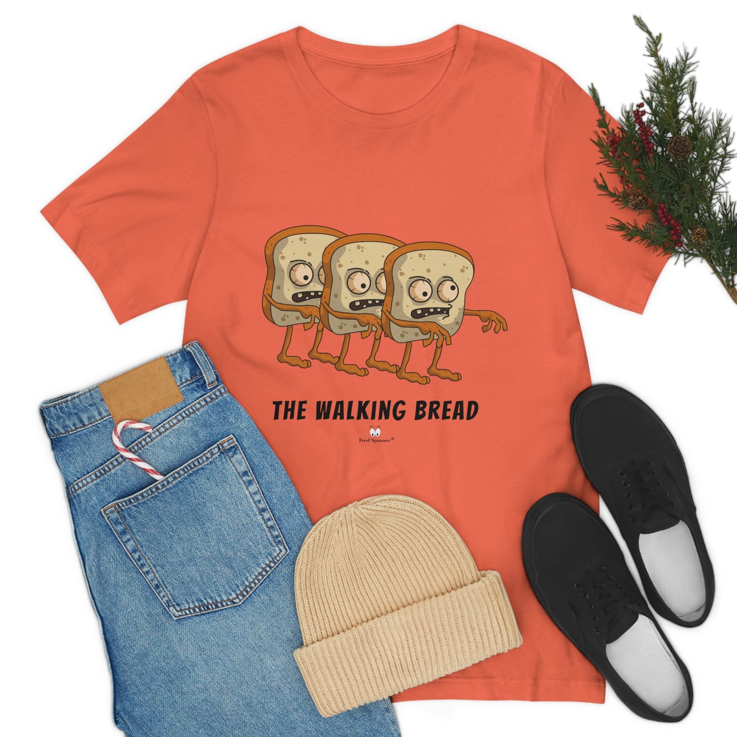 The Walking Bread- Unisex Jersey Short Sleeve Tee