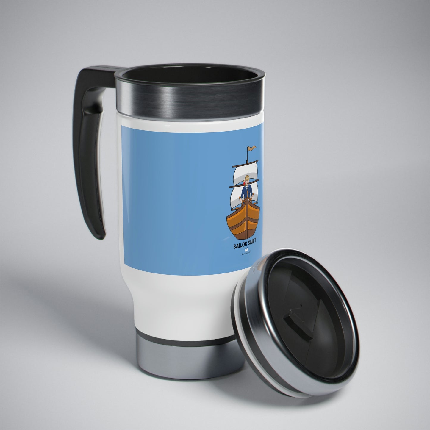 Sailor Swift Stainless Steel Travel Mug with Handle