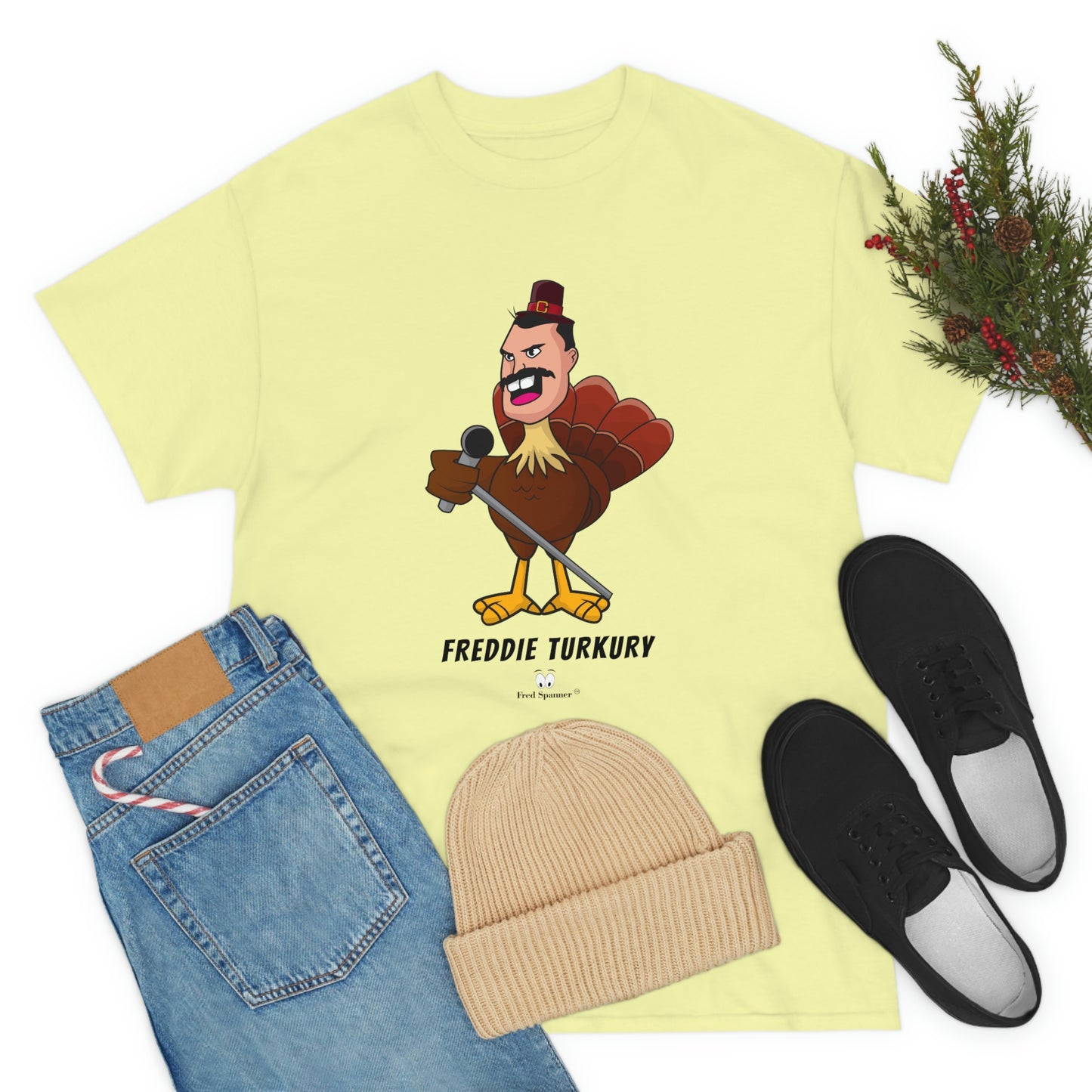 Freddie Turkury Unisex Heavy Cotton Tee