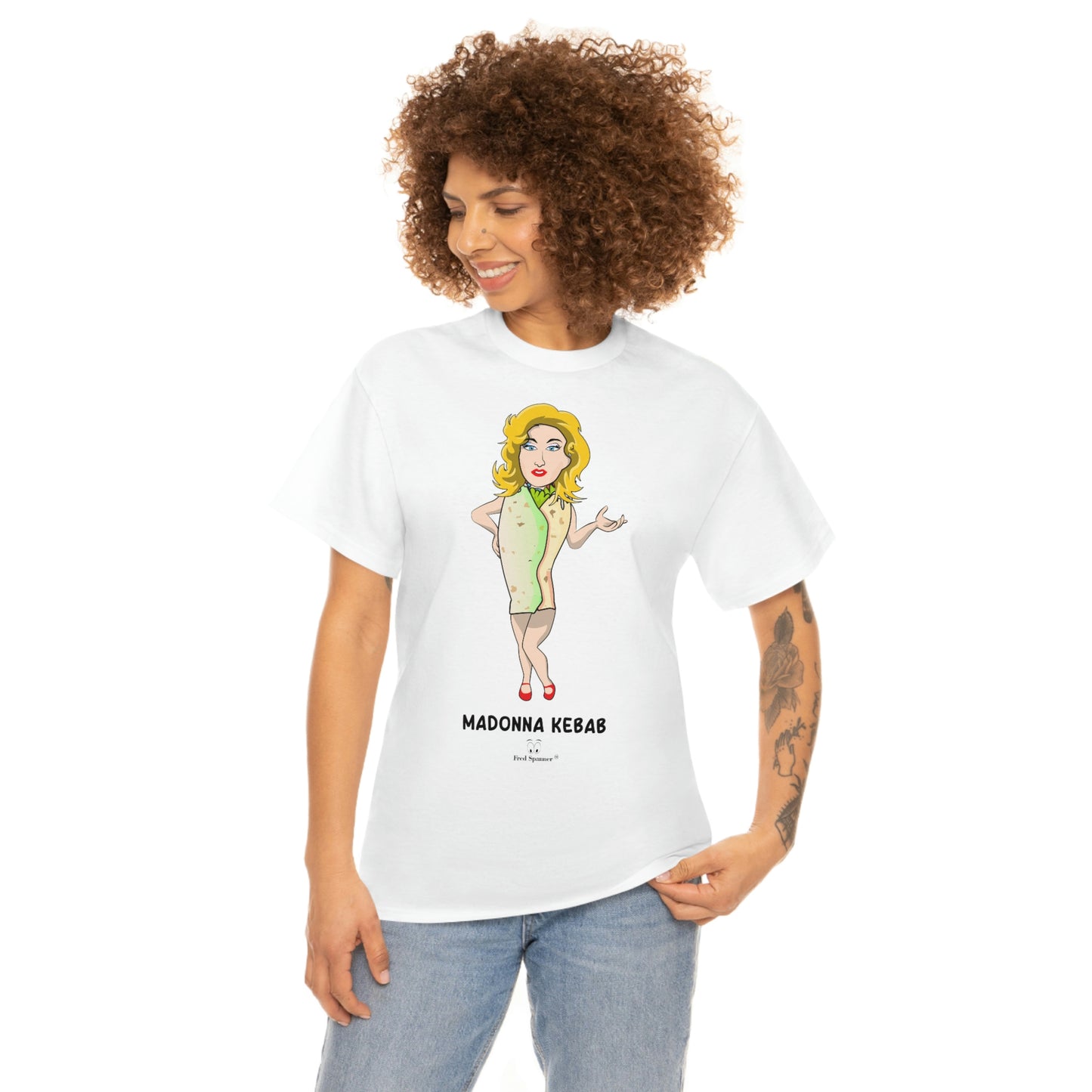 Madonna Kebab Unisex Heavy Cotton Tee