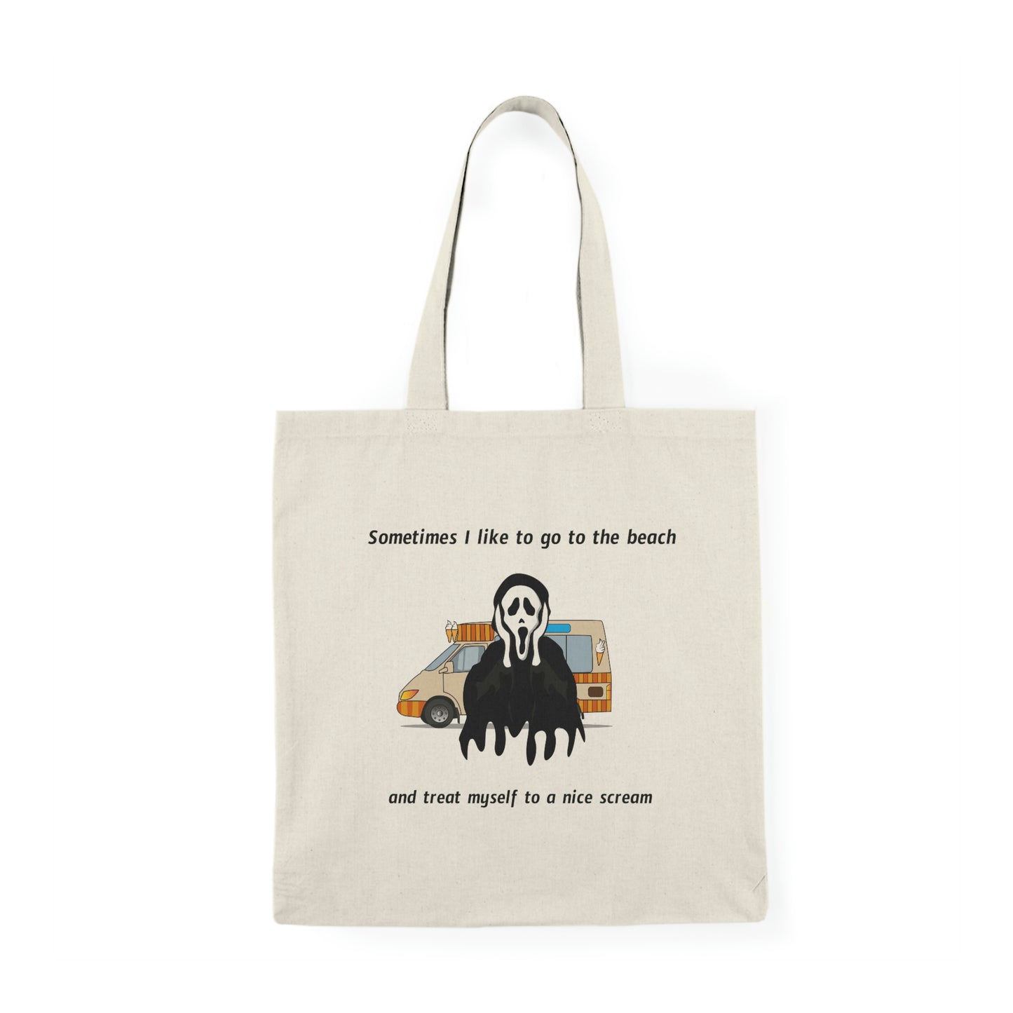 Scream- Natural Tote Bag