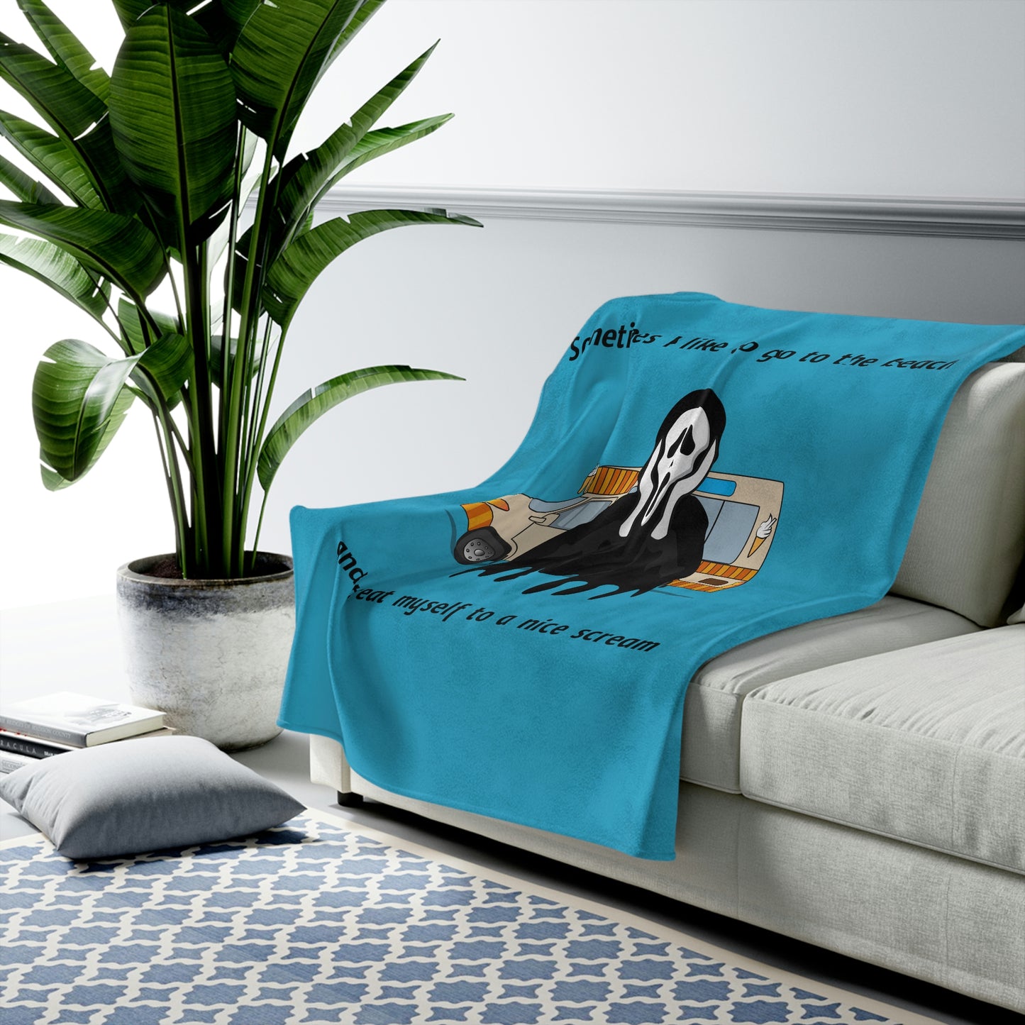 Scream- Velveteen Plush Blanket