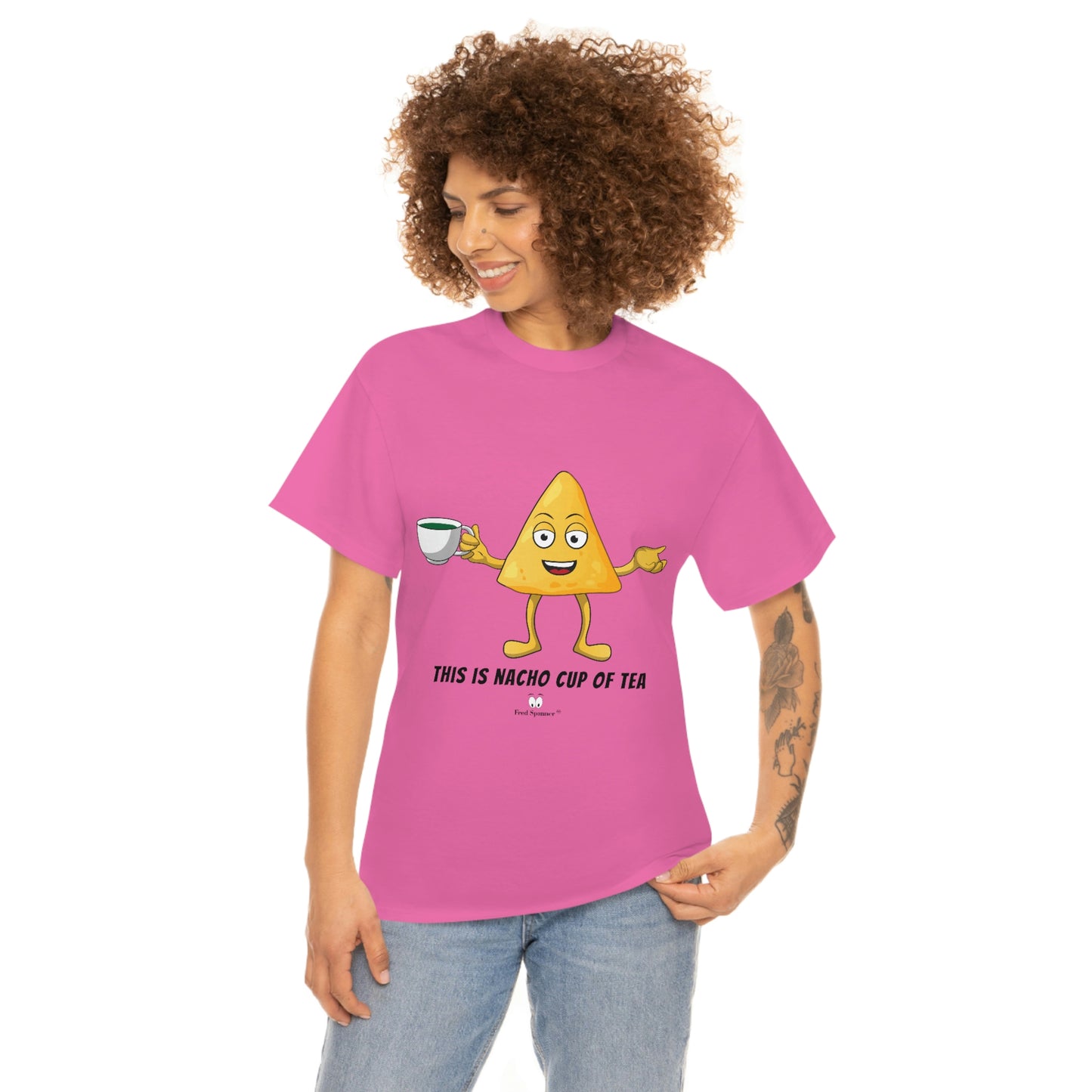 This is nacho cup of tea. Cotton Tee