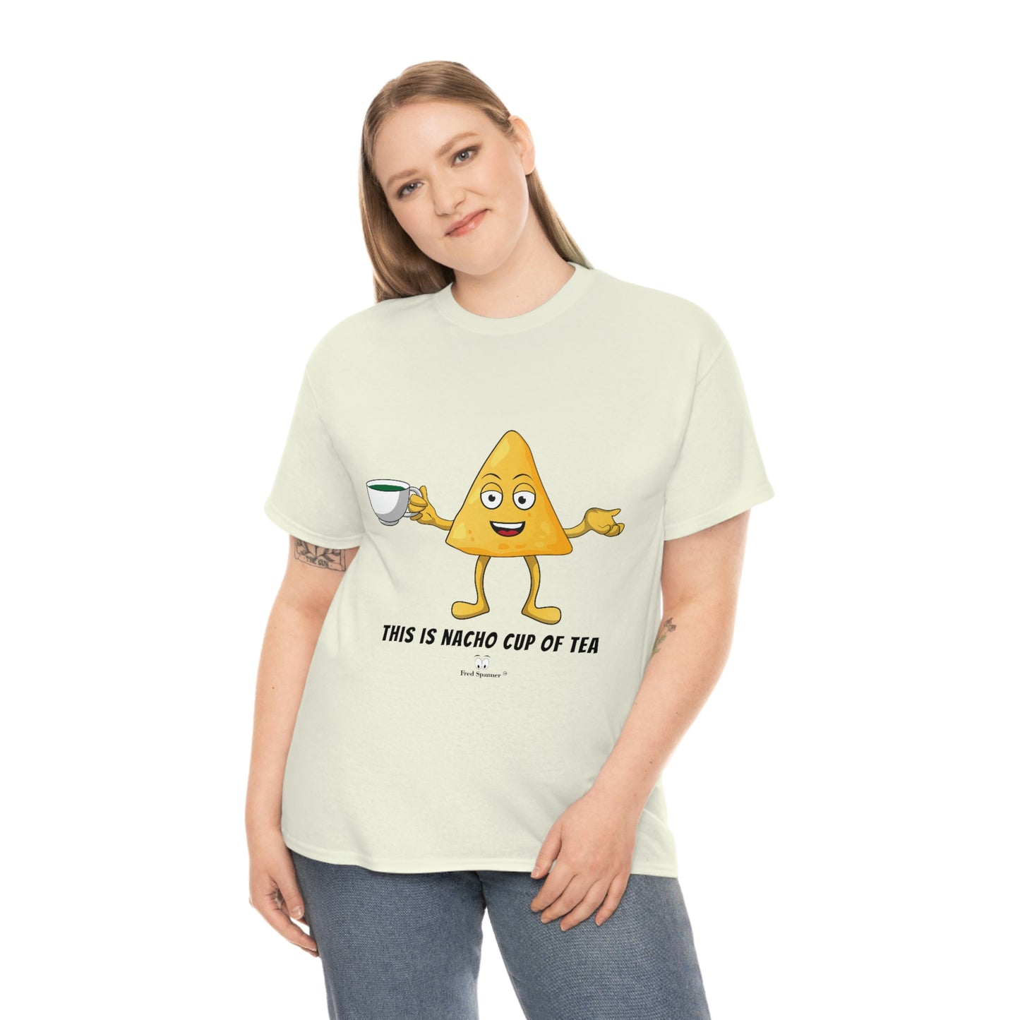 This is nacho cup of tea. Cotton Tee