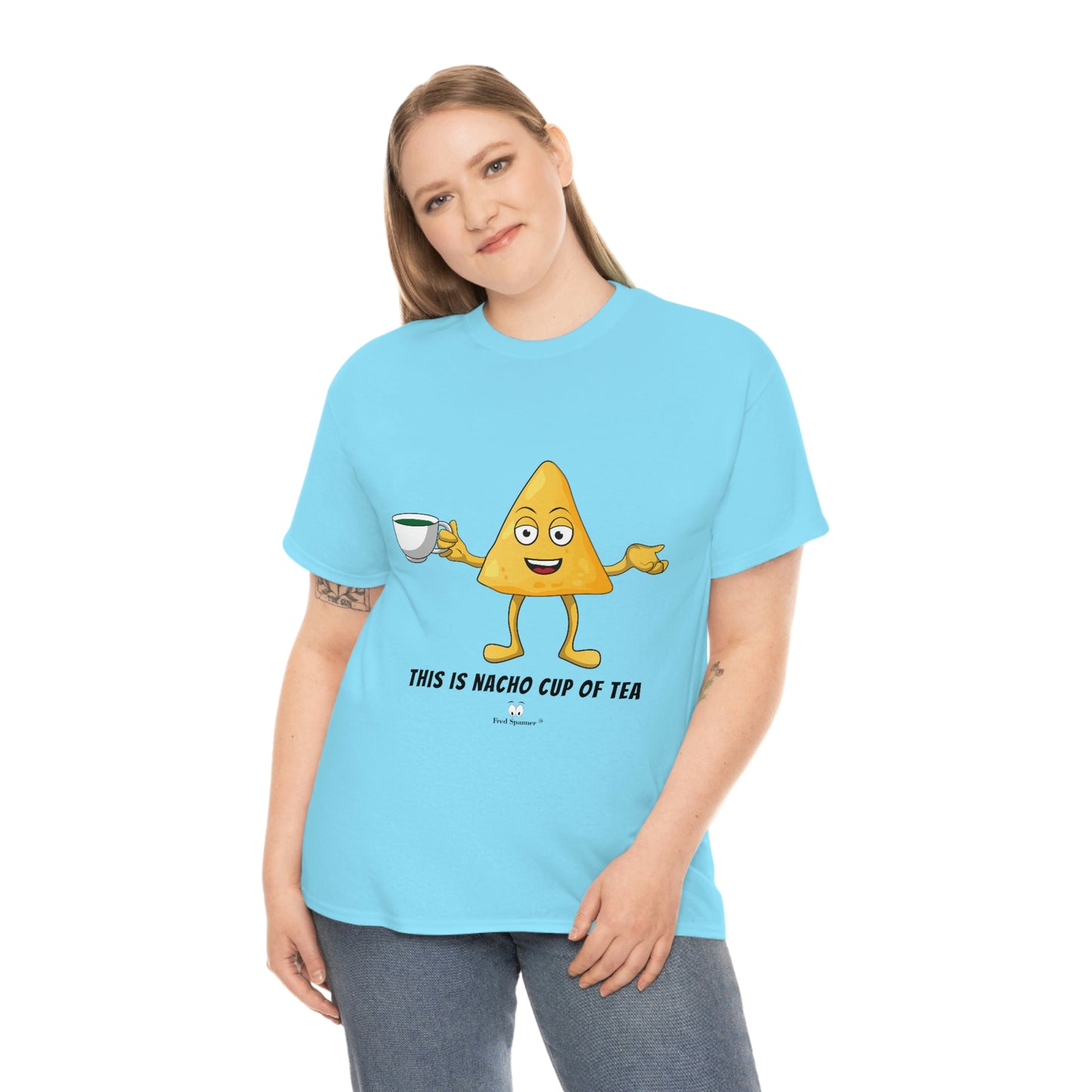 This is nacho cup of tea. Cotton Tee