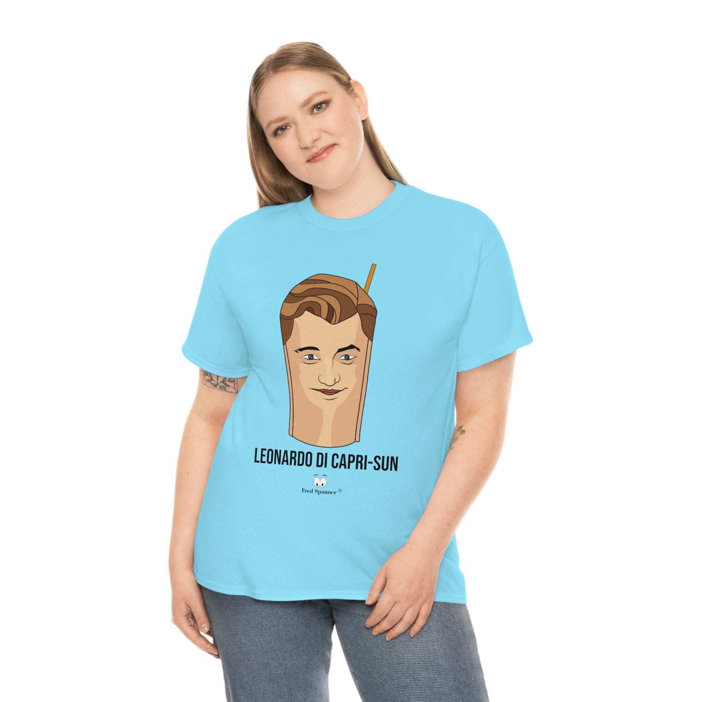 Leonardo Di Capri-Sun Unisex Heavy Cotton Tee