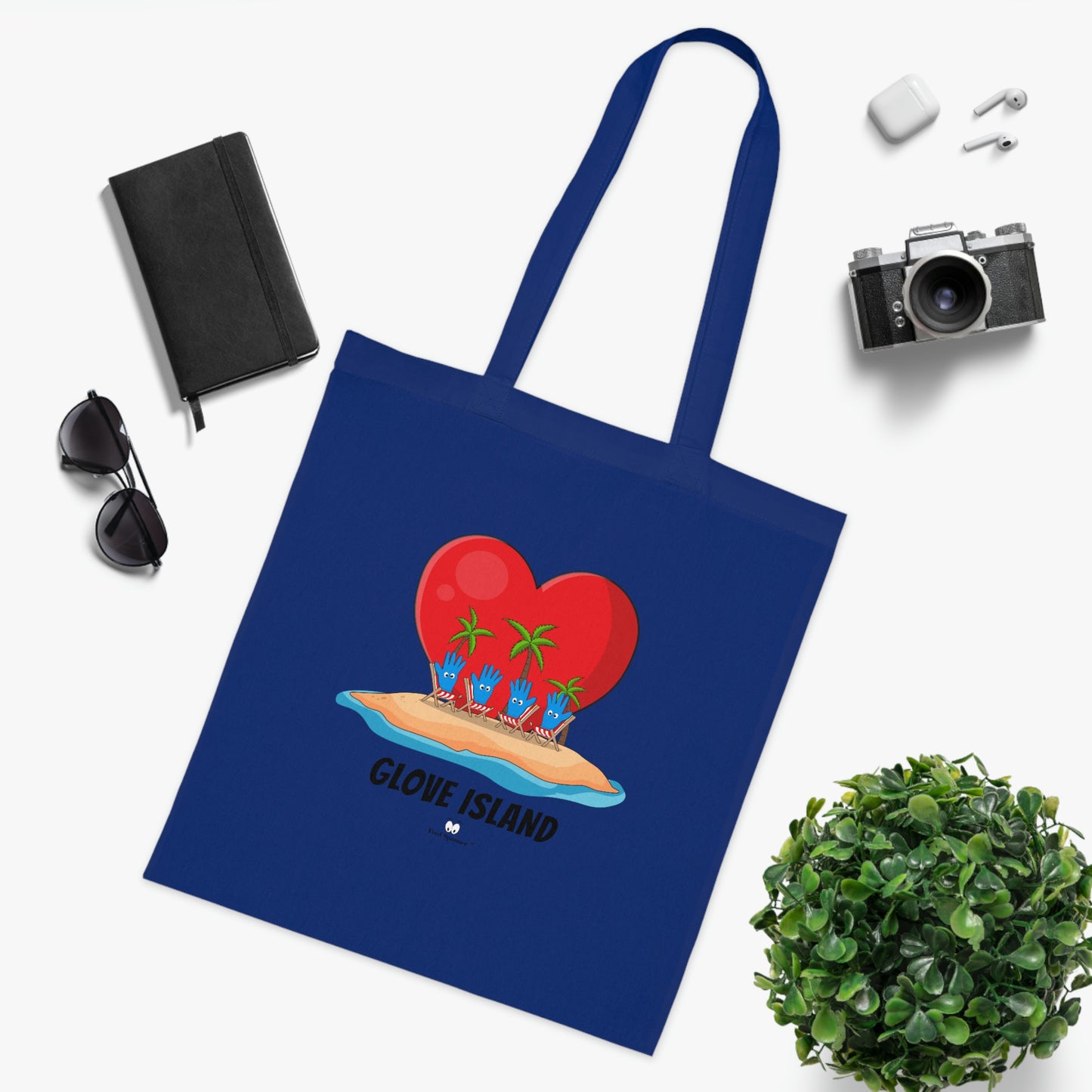 Glove Island- Cotton Tote Bag