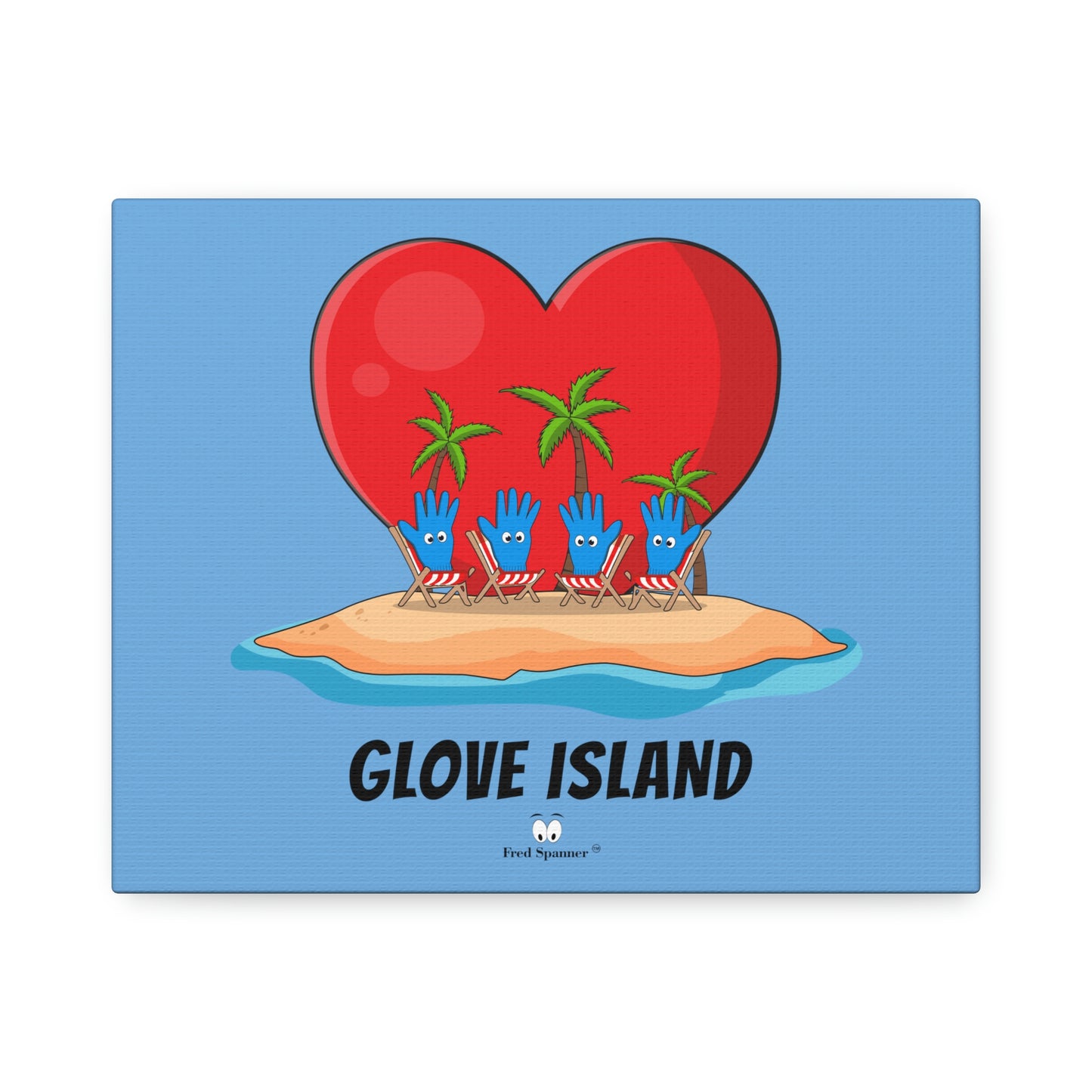 Glove Island- Canvas
