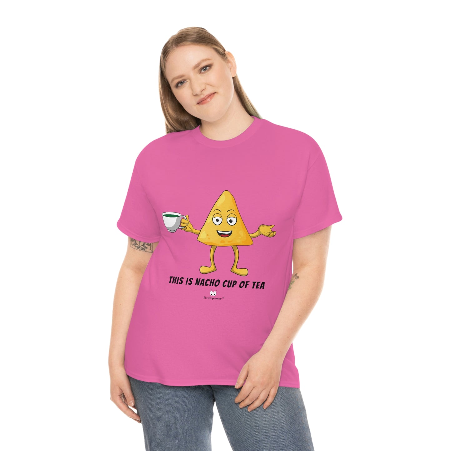 This is nacho cup of tea. Cotton Tee