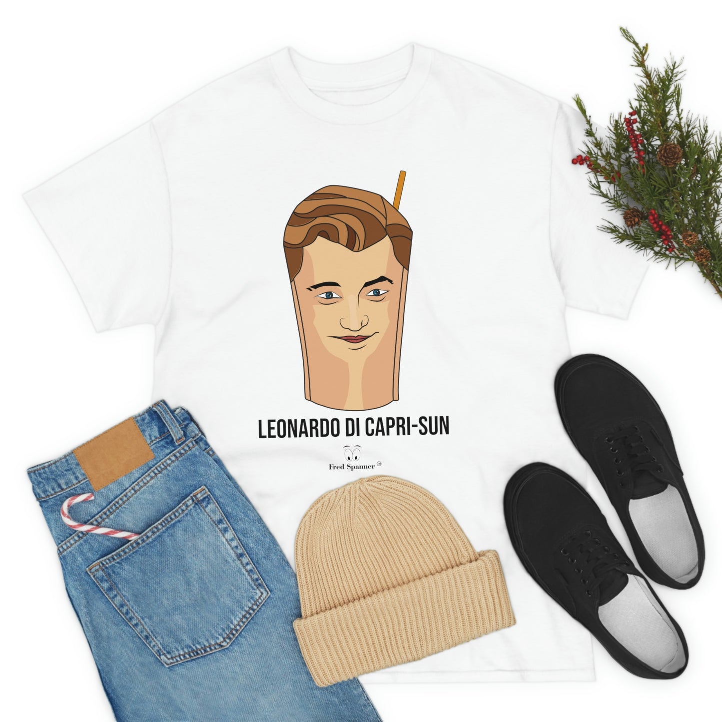 Leonardo Di Capri-Sun Unisex Heavy Cotton Tee