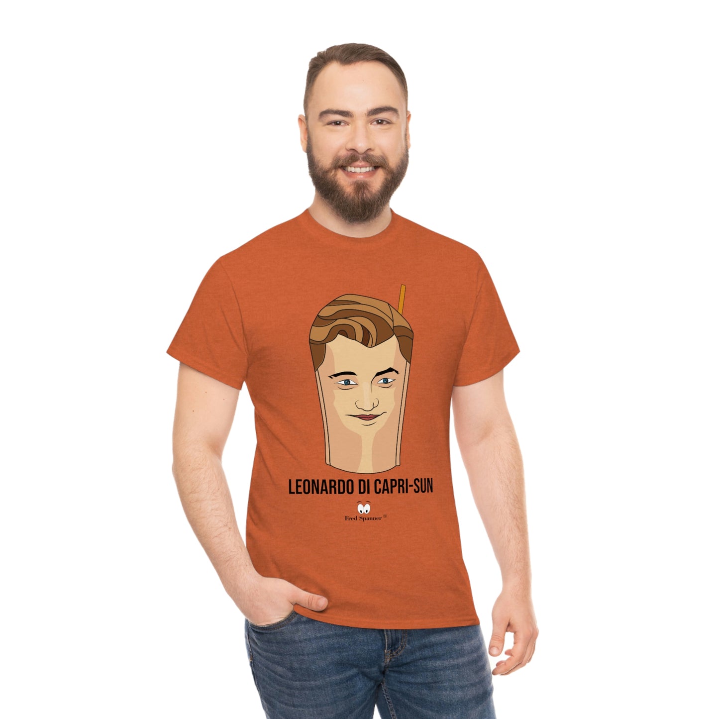 Leonardo Di Capri-Sun Unisex Heavy Cotton Tee
