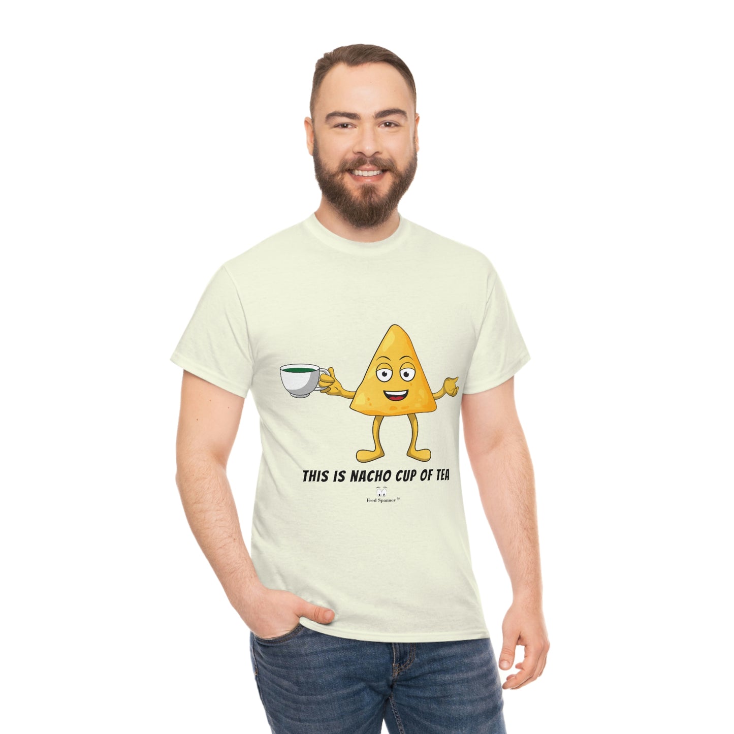 This is nacho cup of tea. Cotton Tee