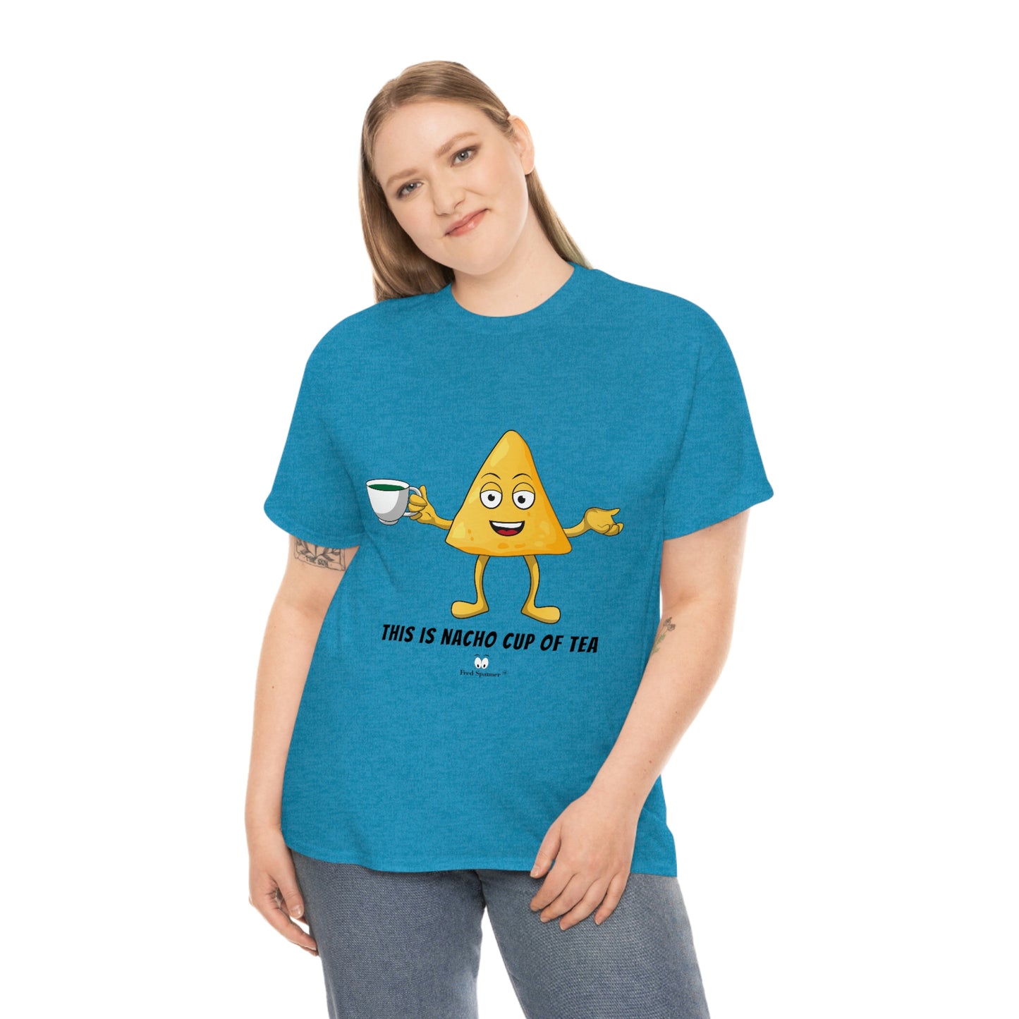 This is nacho cup of tea. Cotton Tee