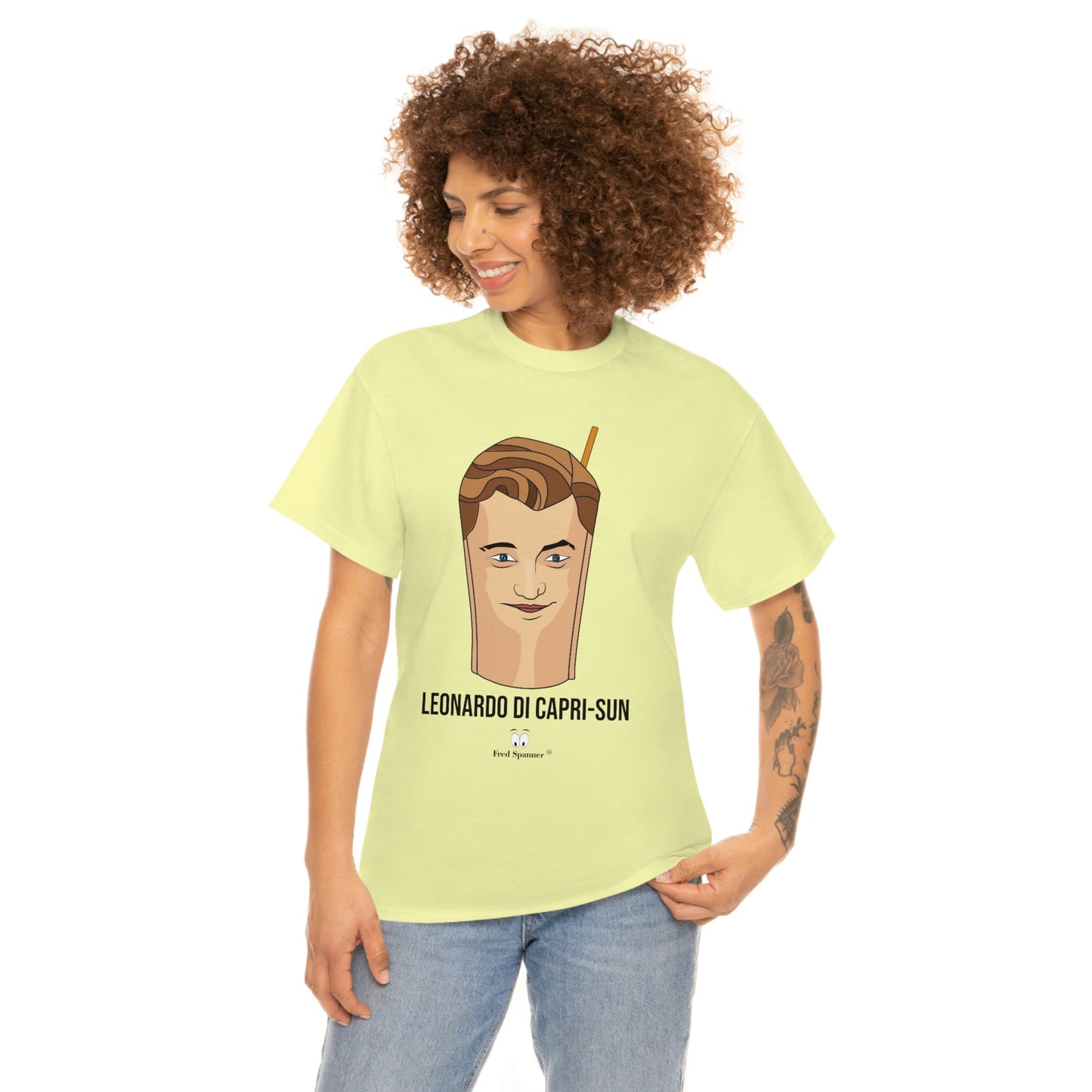 Leonardo Di Capri-Sun Unisex Heavy Cotton Tee