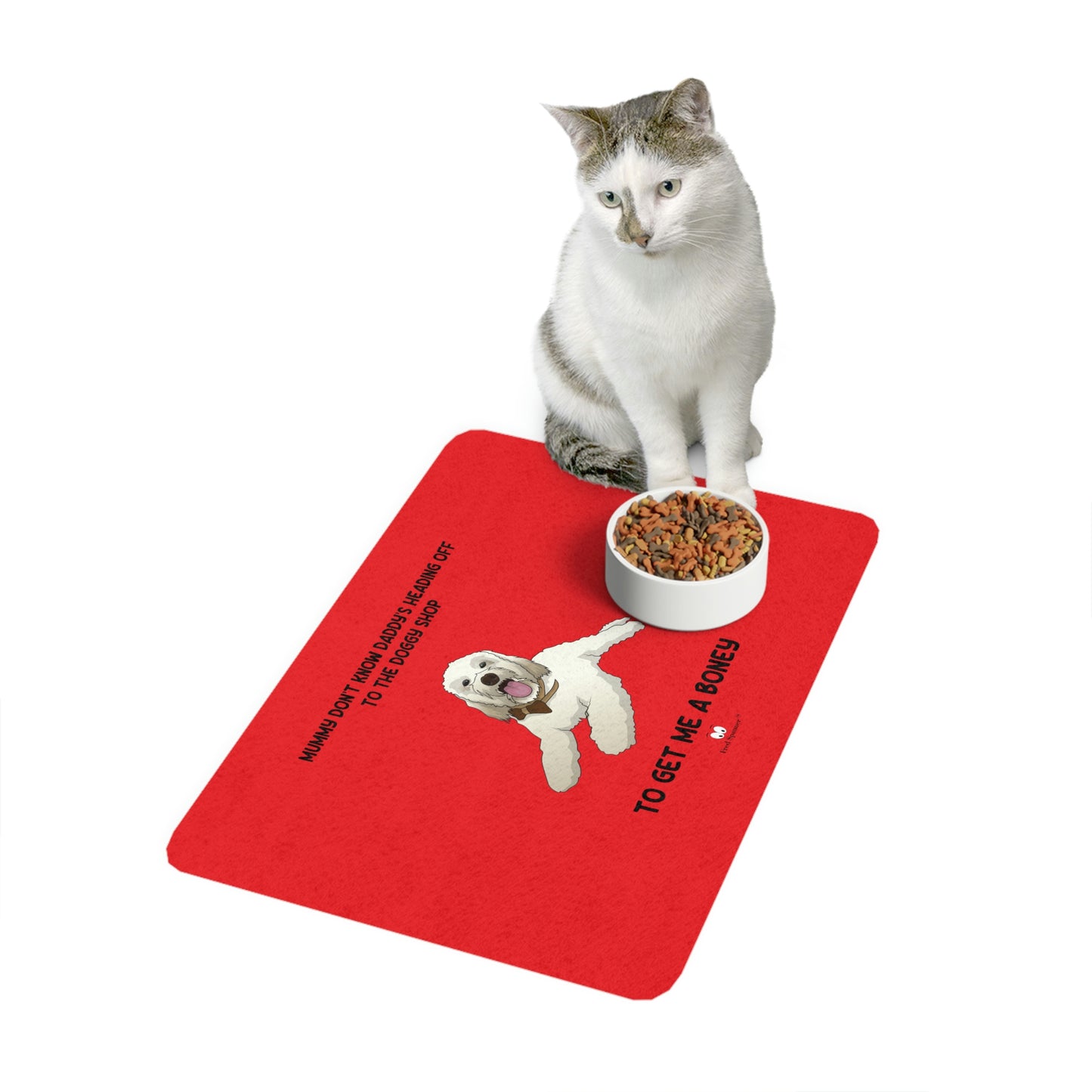 Doggy Shop- Pet Food Mat (12x18)
