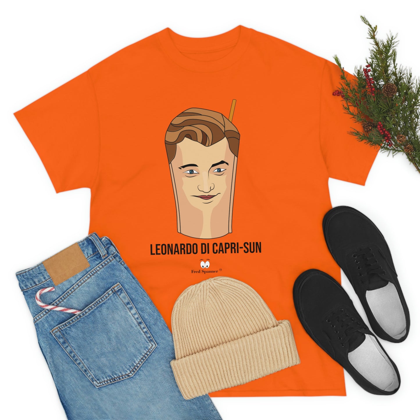 Leonardo Di Capri-Sun Unisex Heavy Cotton Tee