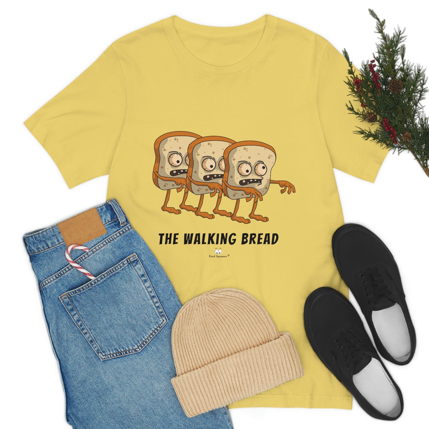 The Walking Bread- Unisex Jersey Short Sleeve Tee
