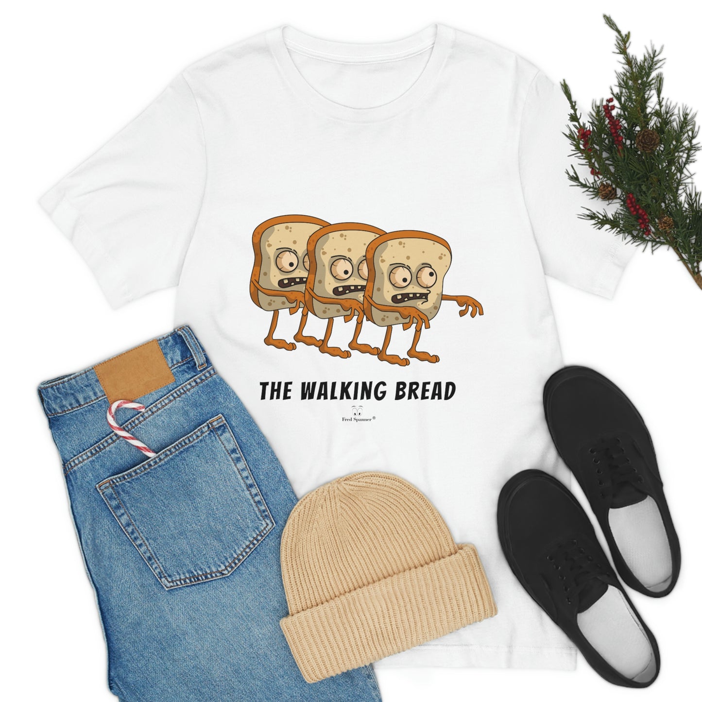 The Walking Bread- Unisex Jersey Short Sleeve Tee