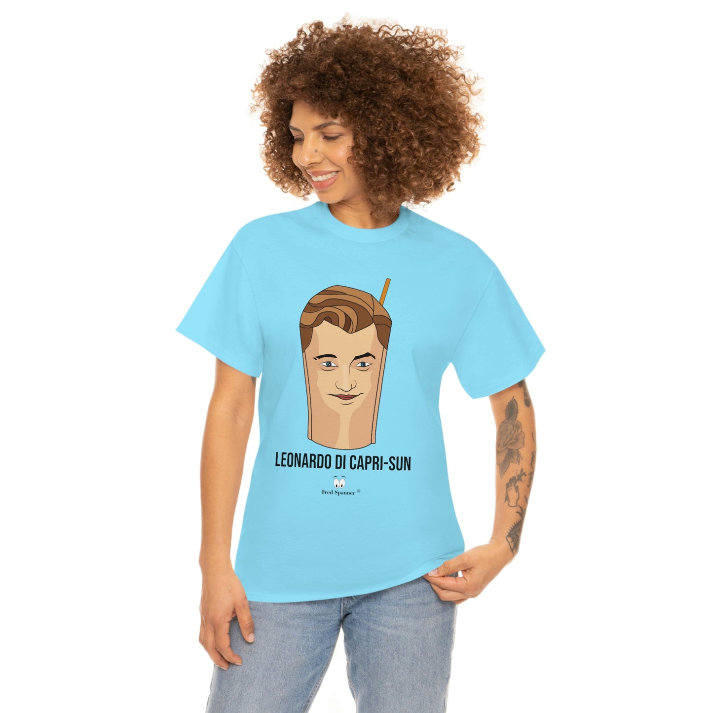 Leonardo Di Capri-Sun Unisex Heavy Cotton Tee