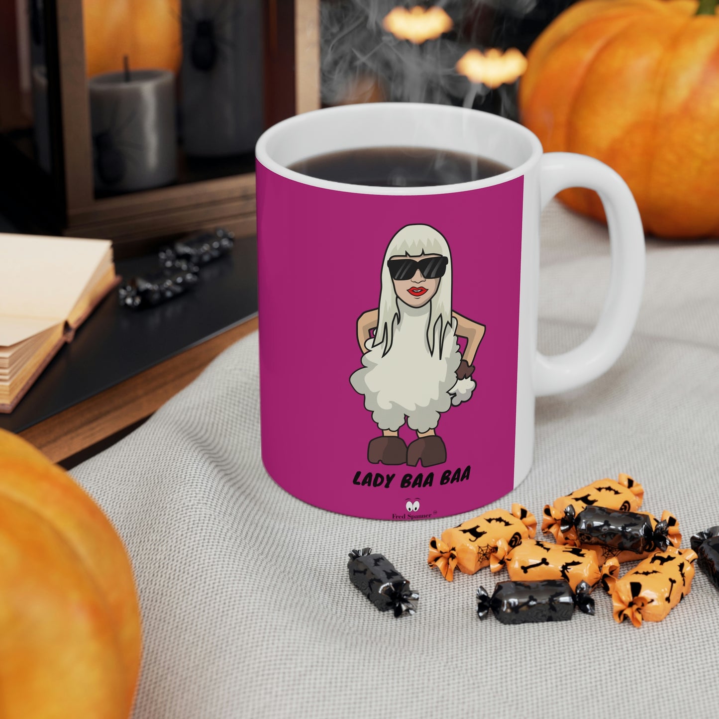 Lady Baa Baa Ceramic Coffee Cup