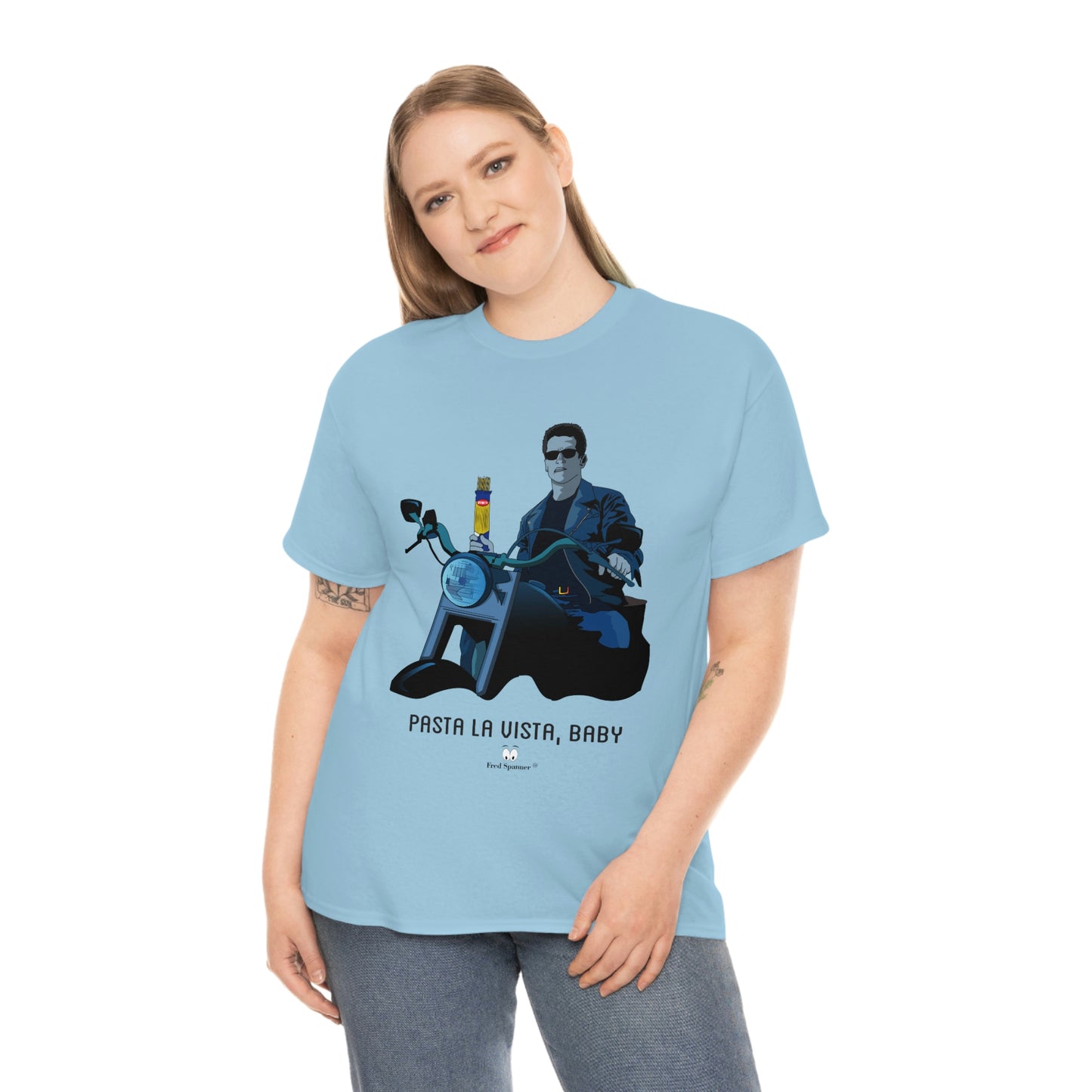 Pasta La Vista, Baby- Heavy Cotton Tee