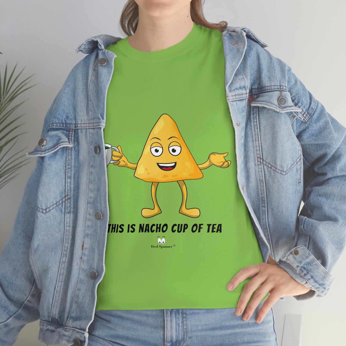 This is nacho cup of tea. Cotton Tee