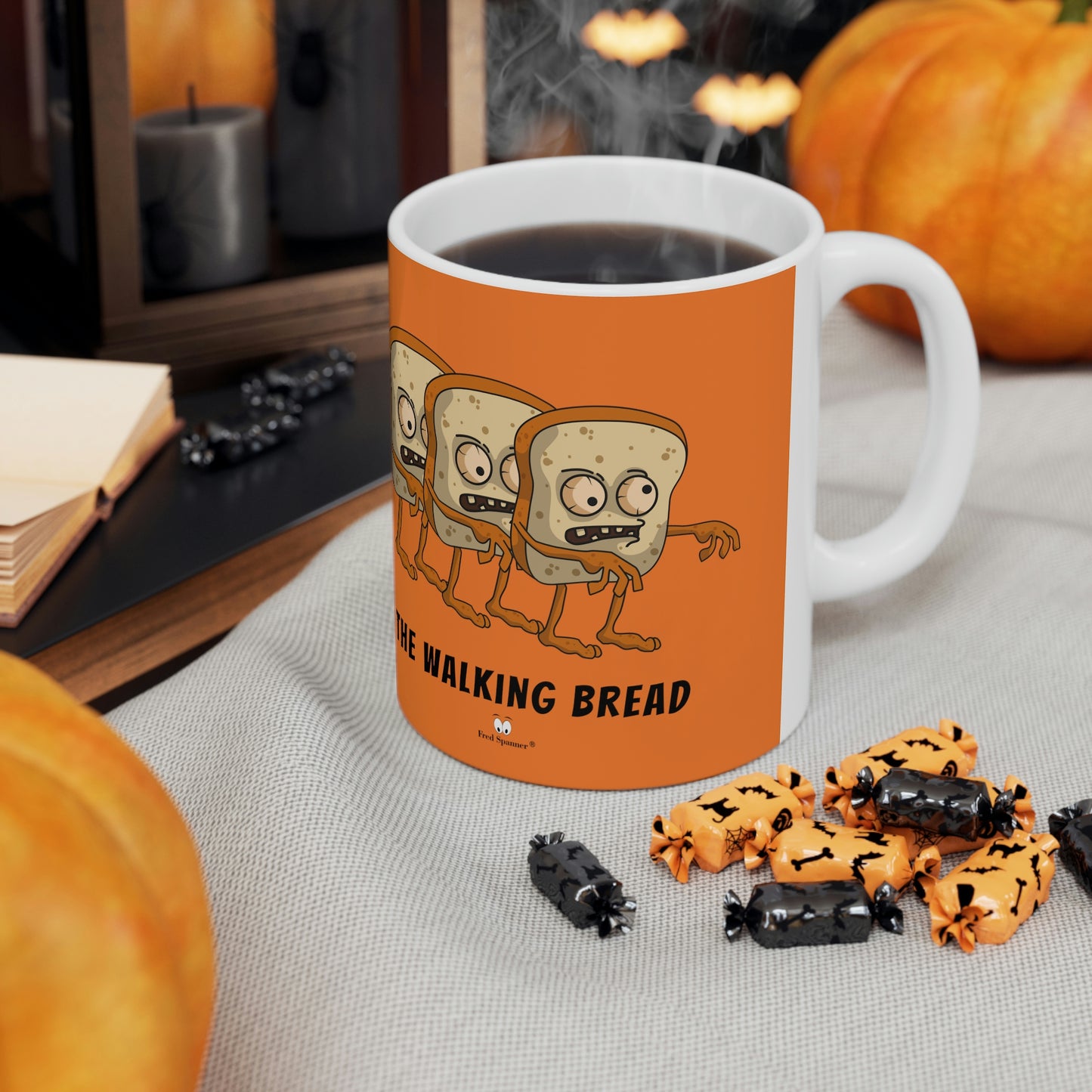 The Walking Bread- Ceramic Coffee Cup