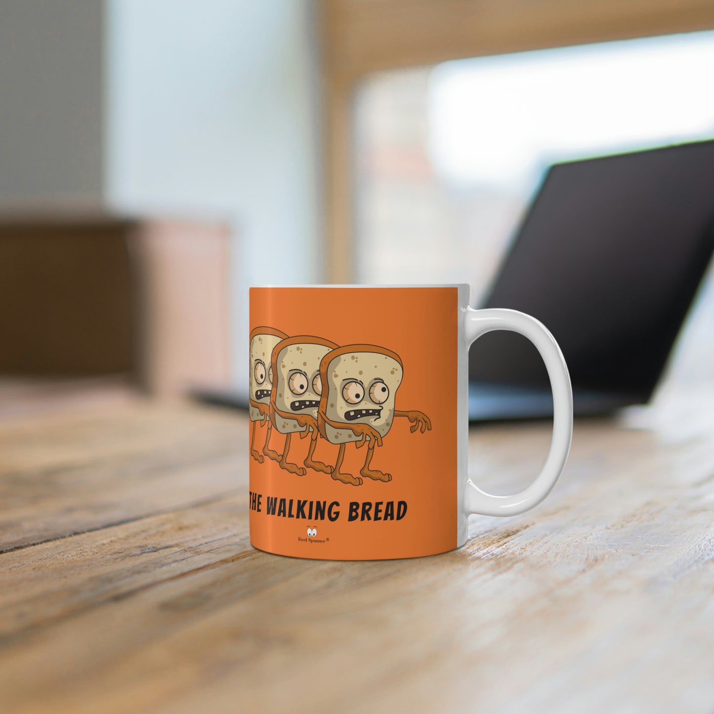 The Walking Bread- Ceramic Coffee Cup