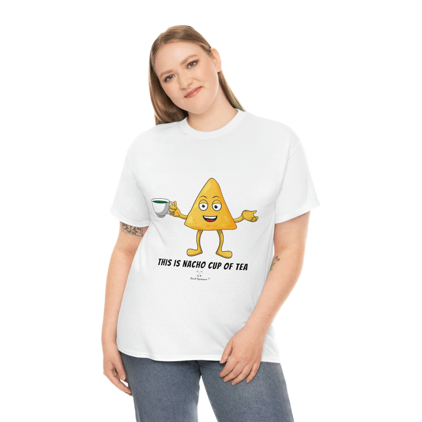 This is nacho cup of tea. Cotton Tee